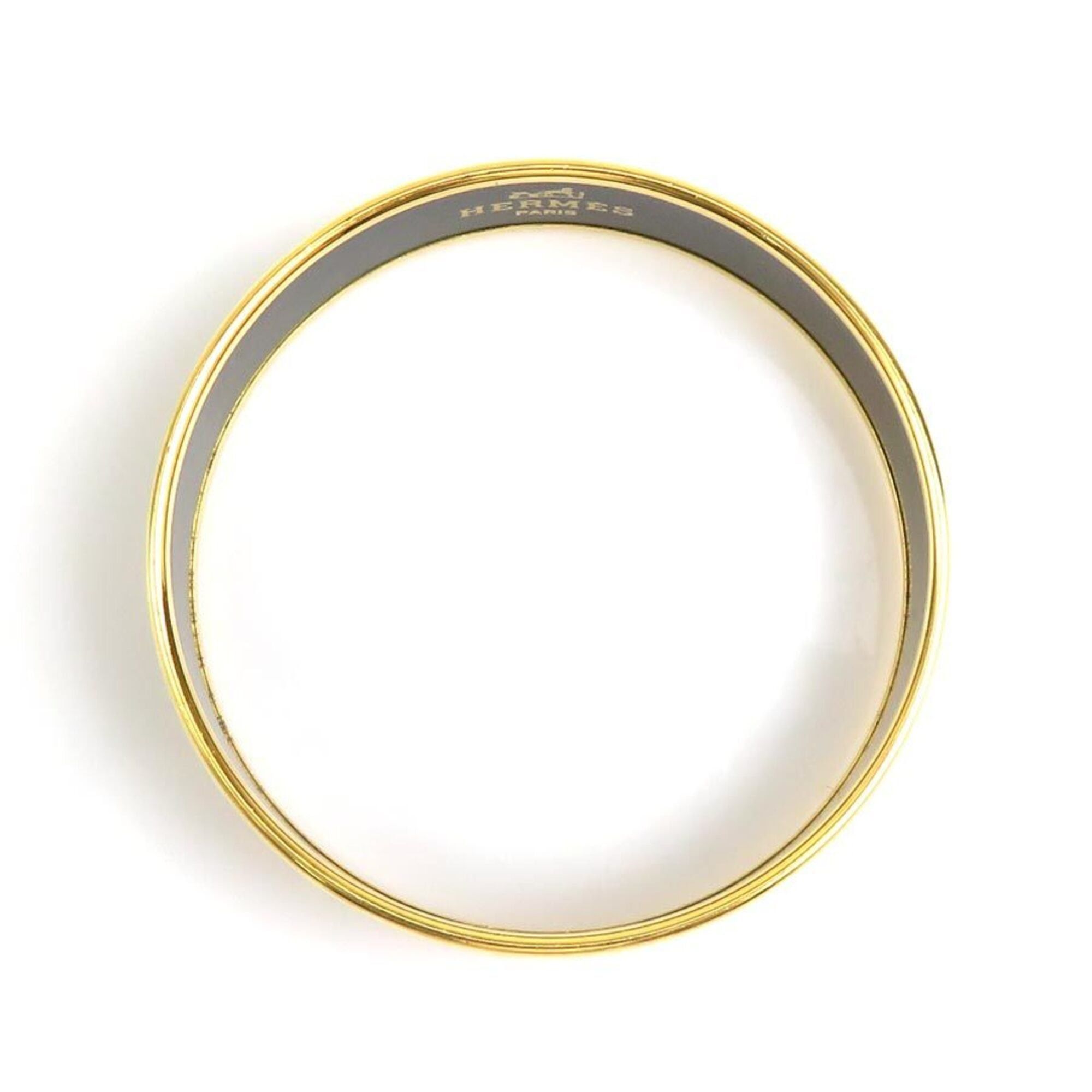 Hermes Hermes Bangle Bracelet Email Metal Enamel Gold Multicolor Women's Free Shipping e61792j Size ONE SIZE - 5 Thumbnail