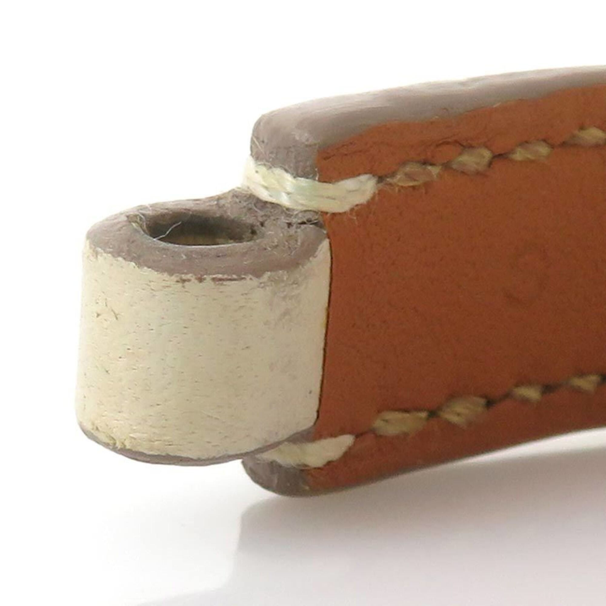 Hermes Hermes Bracelet Rivale Double Tour Leather Metal Ivory Gold Women's Free Shipping e61793g Size ONE SIZE - 10 Thumbnail