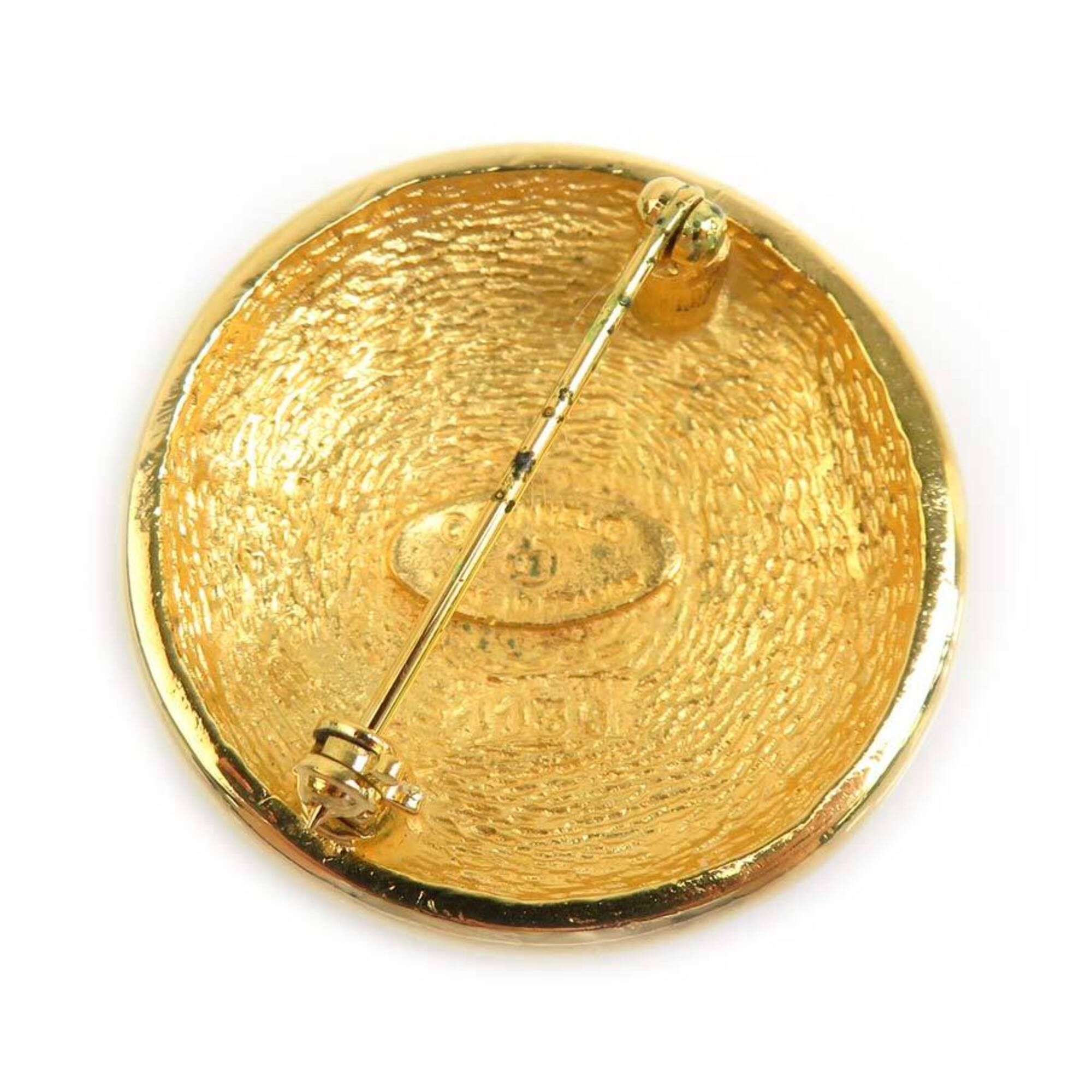 Chanel Chanel brooch, Coco Mark, metal, gold, women's, free shipping, e61787i Size ONE SIZE - 6 Thumbnail