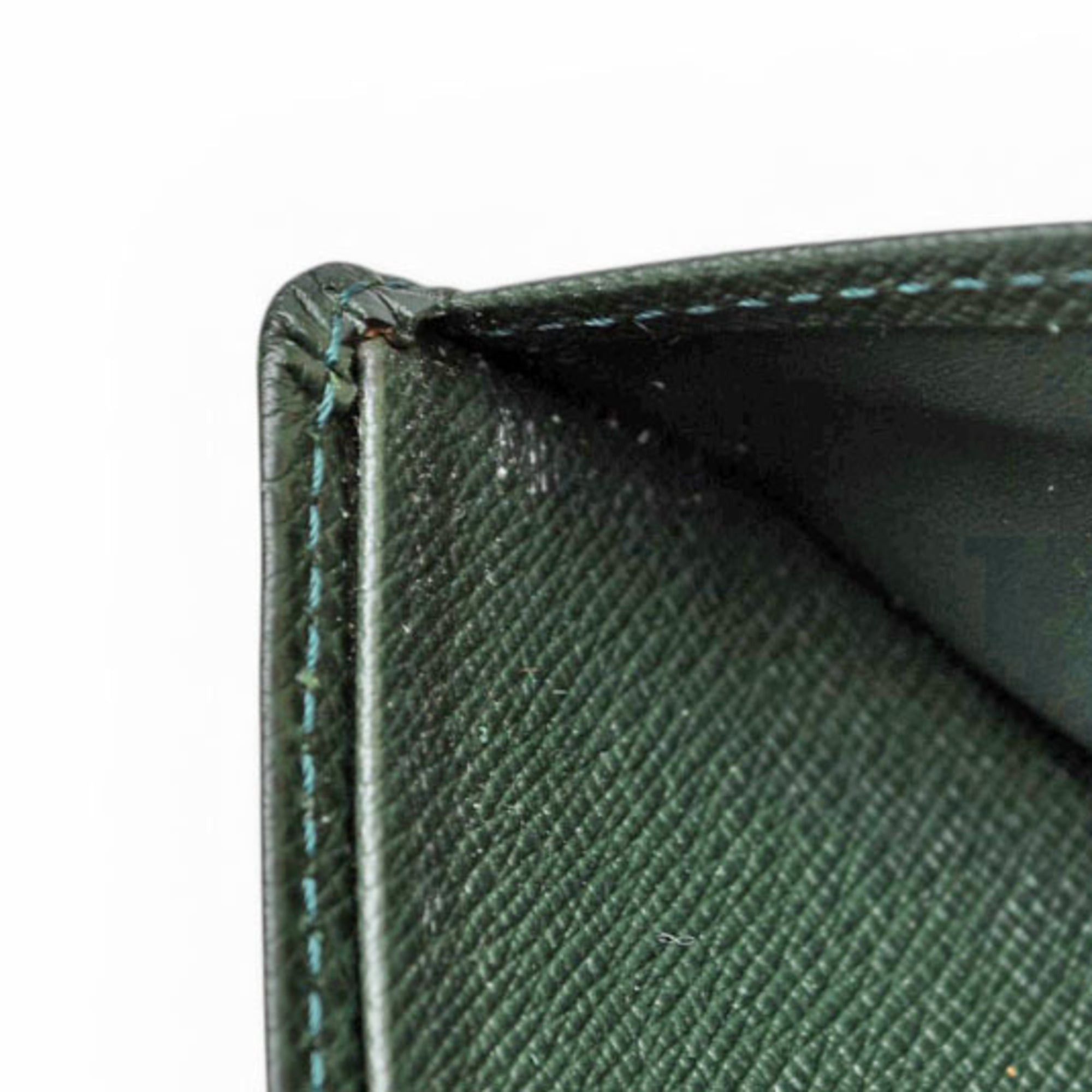 Louis Vuitton Louis Vuitton wallet, LOUIS VUITTON Portefeuille 6 Cartes Credit M30484 Taiga Epicea Size ONE SIZE - 10 Thumbnail