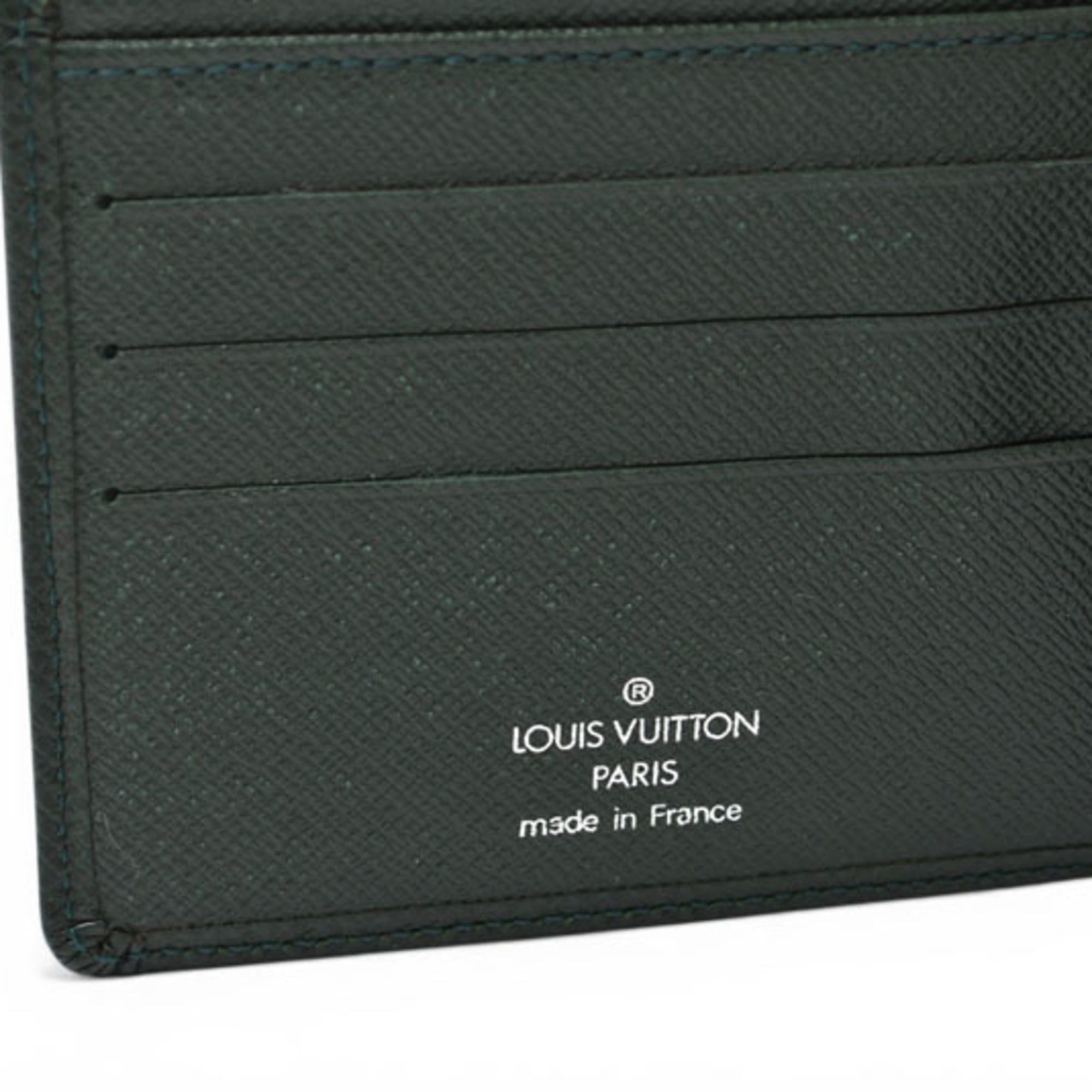 Louis Vuitton Louis Vuitton wallet, LOUIS VUITTON Portefeuille 6 Cartes Credit M30484 Taiga Epicea Size ONE SIZE - 9 Thumbnail