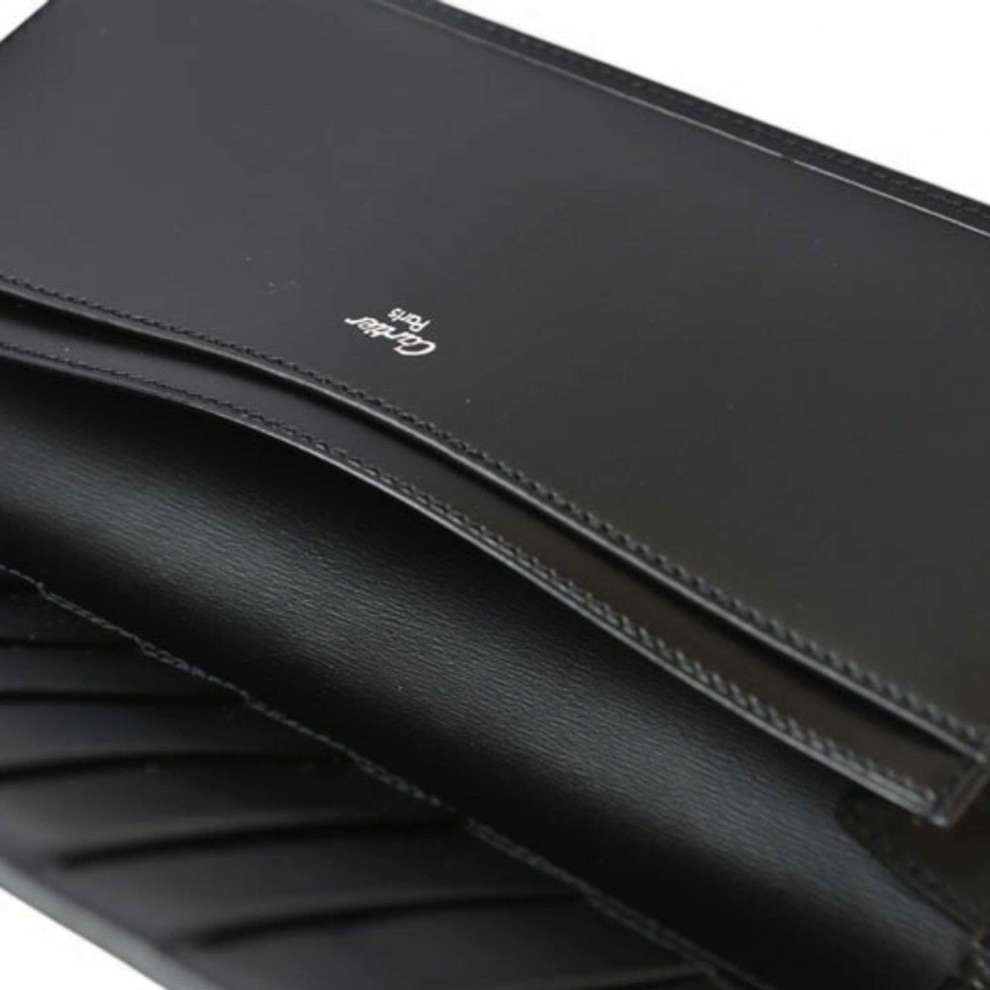 Cartier Cartier Men's Wallet, Leather Long Pasha, Black/Silver, L3000439 Size ONE SIZE - 12 Thumbnail