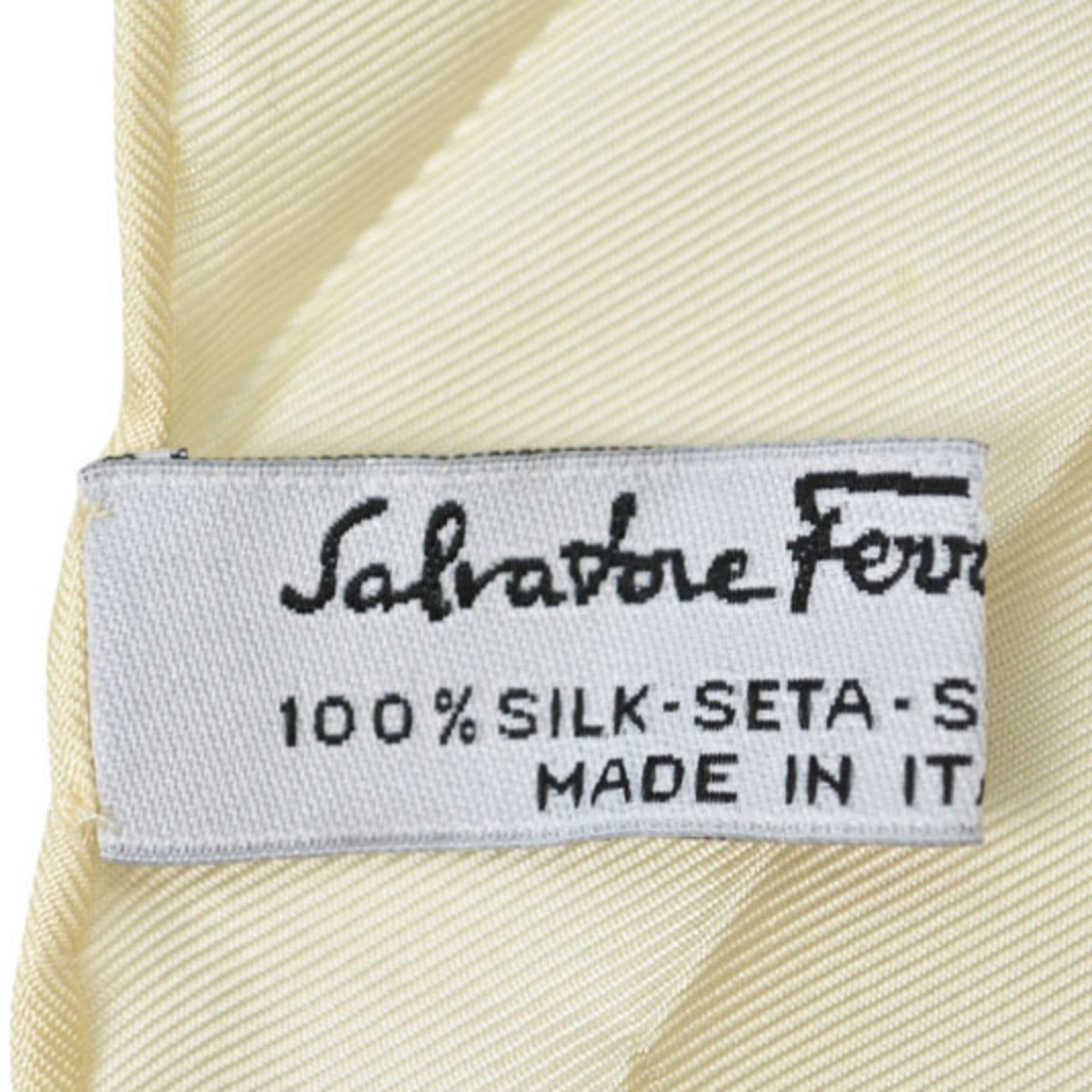 Salvatore Ferragamo Salvatore Ferragamo scarf/muffler, animal motif, leopard print, navy/cream Size ONE SIZE - 8 Thumbnail