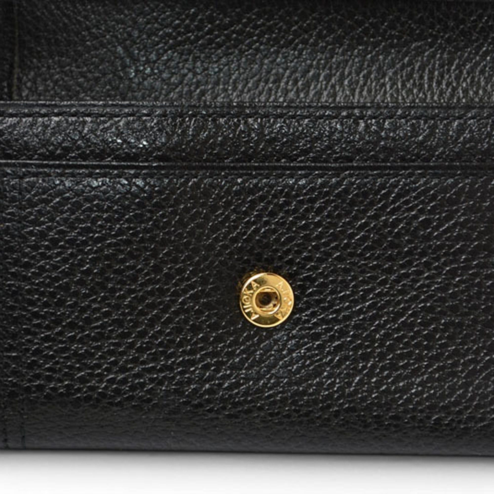 Yves Saint Laurent Yves Saint Laurent YSL Key Case, Leather, Black, Gold Size ONE SIZE - 5 Thumbnail