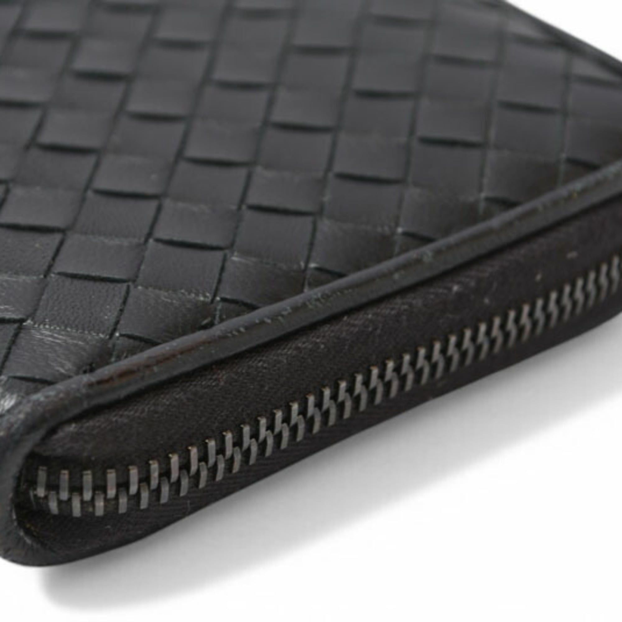 Bottega Veneta Bottega Veneta wallet, long round closure, intrecciato weave, orange. Size ONE SIZE - 6 Thumbnail