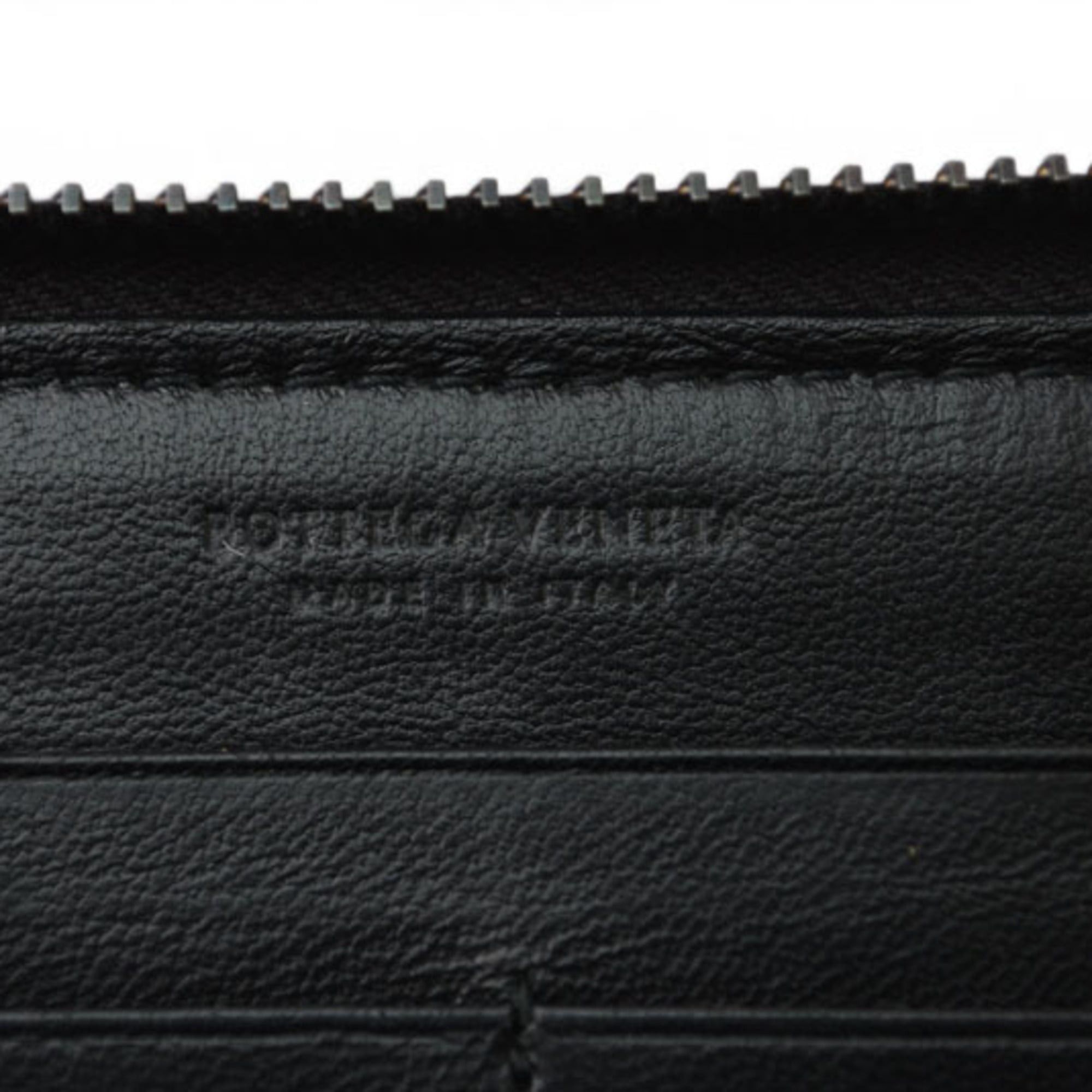 Bottega Veneta Bottega Veneta wallet, long round closure, intrecciato weave, orange. Size ONE SIZE - 10 Thumbnail