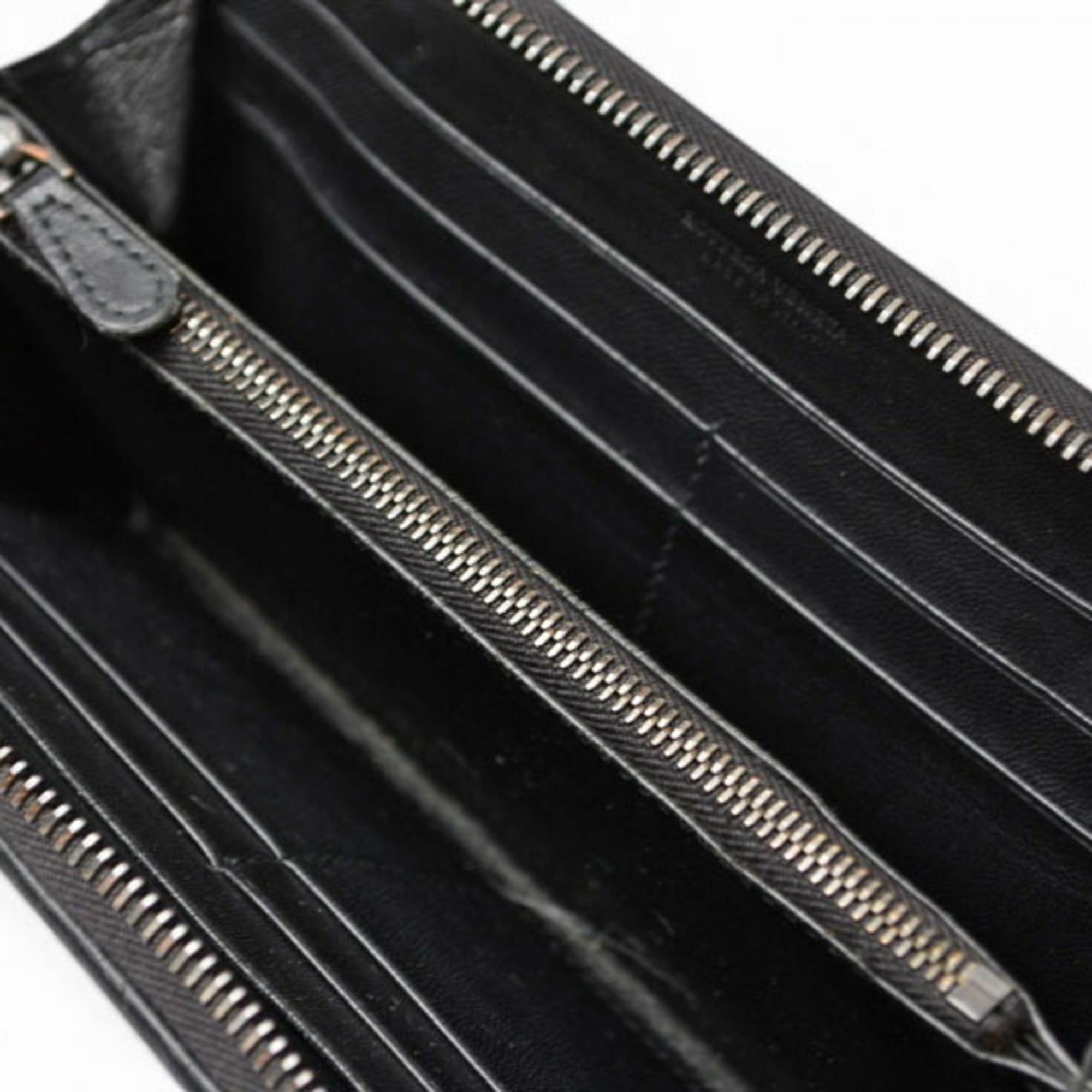Bottega Veneta Bottega Veneta wallet, long round closure, intrecciato weave, orange. Size ONE SIZE - 8 Thumbnail
