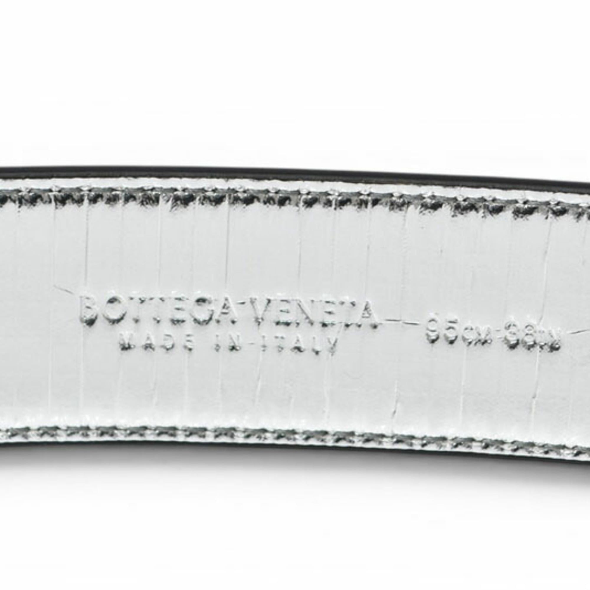 Bottega Veneta Bottega Veneta belt, patent leather, size 95cm, black, 691233, men's. Size ONE SIZE - 5 Thumbnail