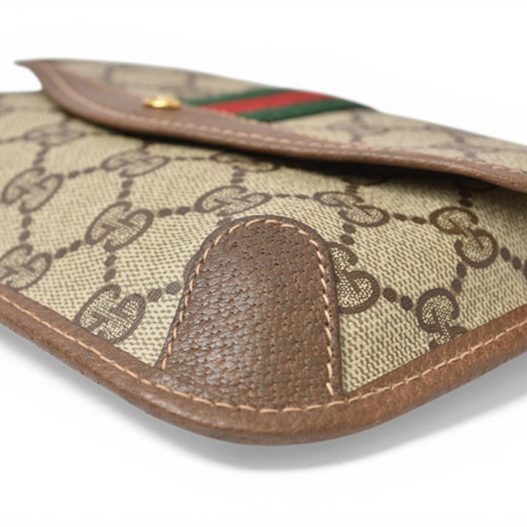Gucci Gucci pouch, Old GG Plus, Sherry line, beige and brown. Size ONE SIZE - 5 Thumbnail