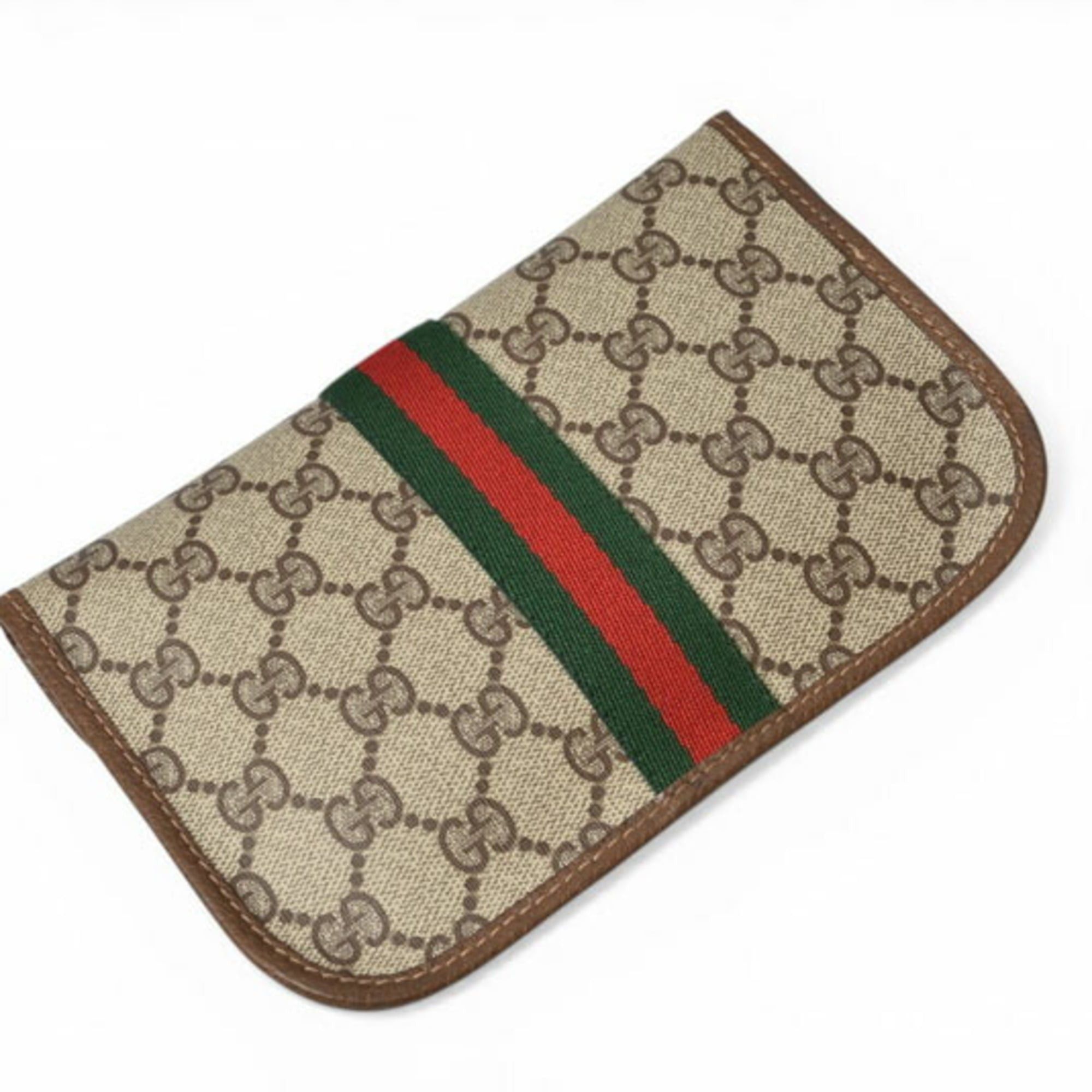 Gucci Gucci pouch, Old GG Plus, Sherry line, beige and brown. Size ONE SIZE - 4 Thumbnail