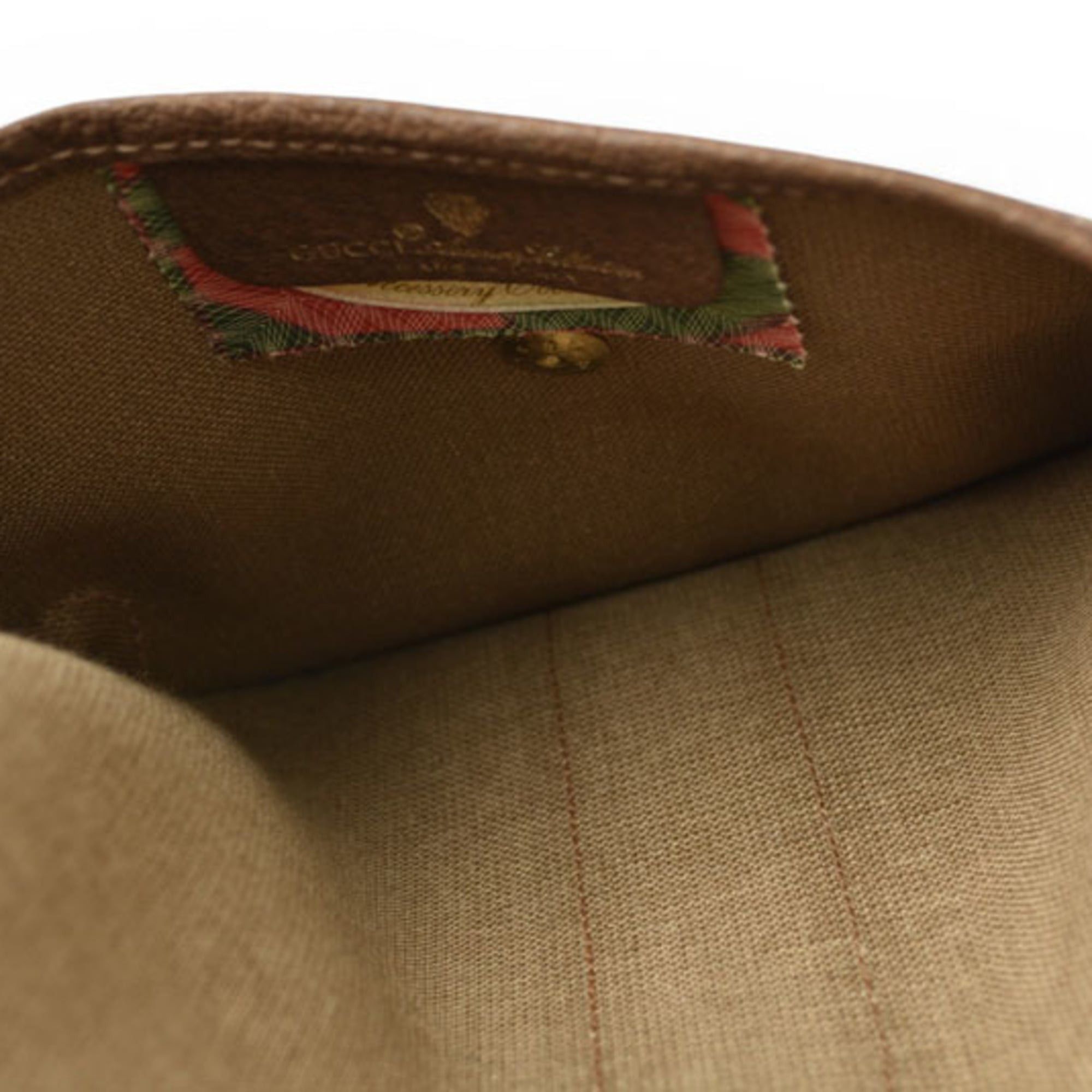 Gucci Gucci pouch, Old GG Plus, Sherry line, beige and brown. Size ONE SIZE - 9 Thumbnail