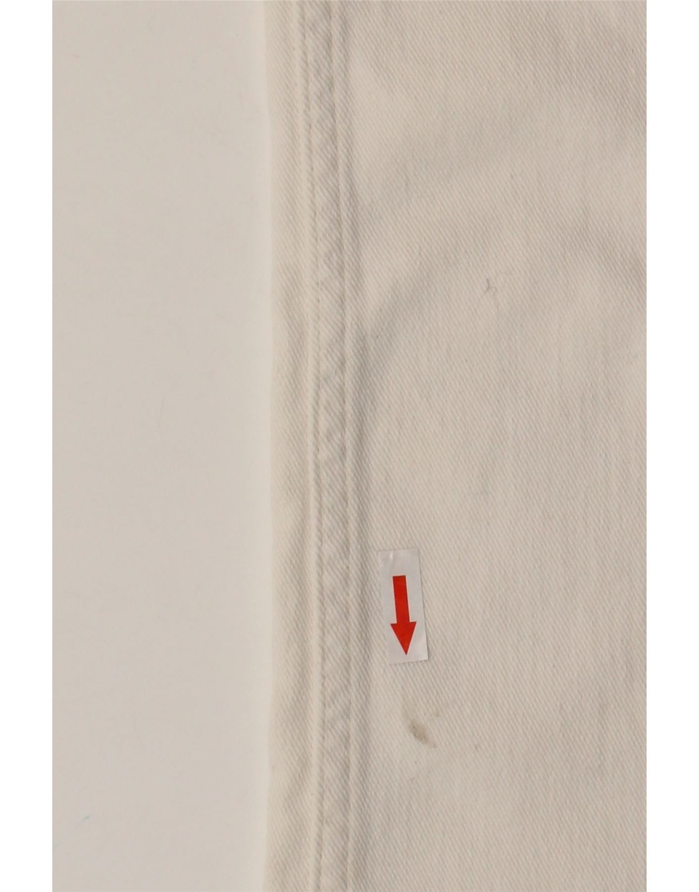 Ralph Lauren Womens Madison Slim Jeans W28 L32 White Cotton Size 42" / US 20 - 3 Thumbnail