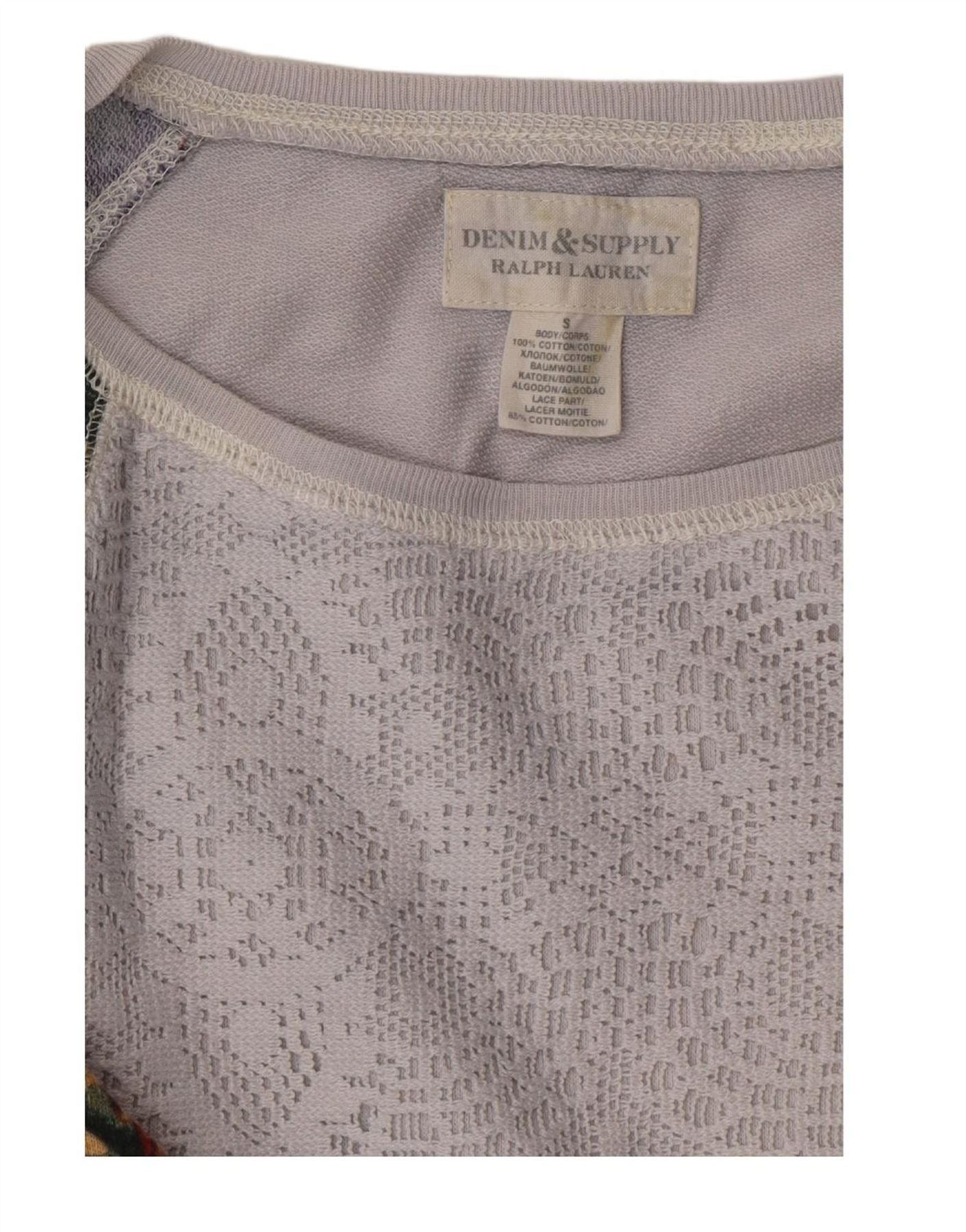 Ralph Lauren Womens Overd Blouse Top UK 10 Small Multicoloured Size M / US 6-8 / IT 42-44 - 5 Thumbnail