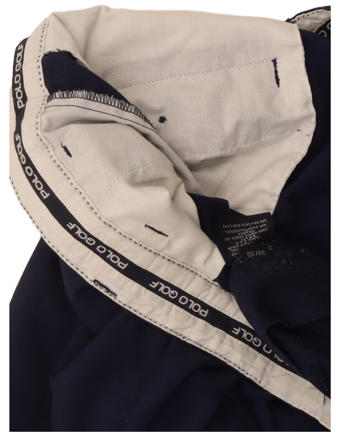 Polo Ralph Lauren Mens Straight Chino Trousers W38 L30 Navy Blue Cotton Size US 38 / EU 54 - 5 Thumbnail