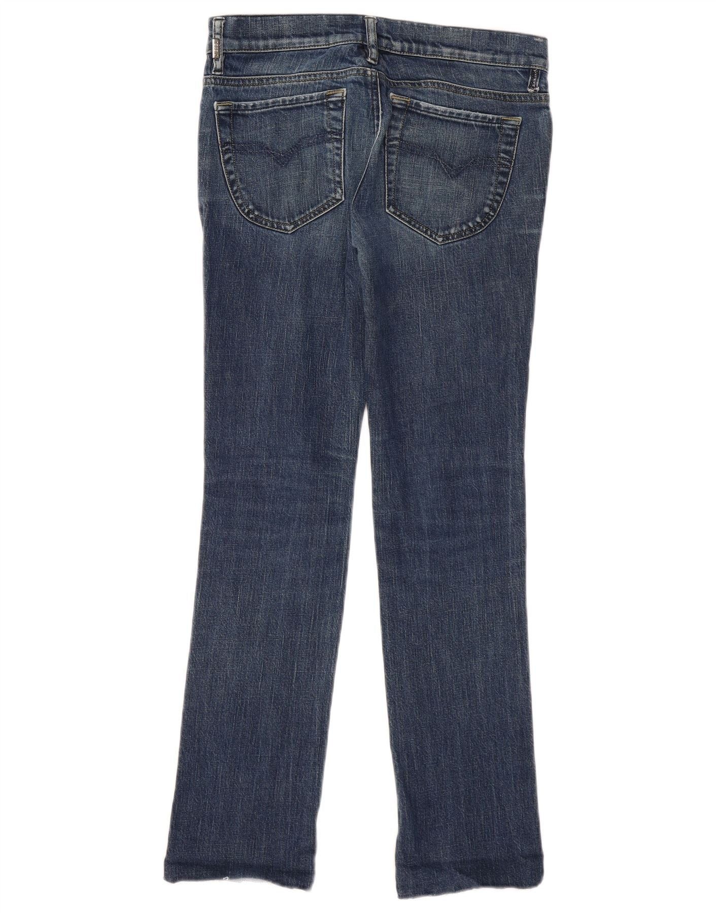 Diesel Womens Liv Slim Jeans W27 L28 Blue Cotton Size 42" / US 20 - 2 Thumbnail