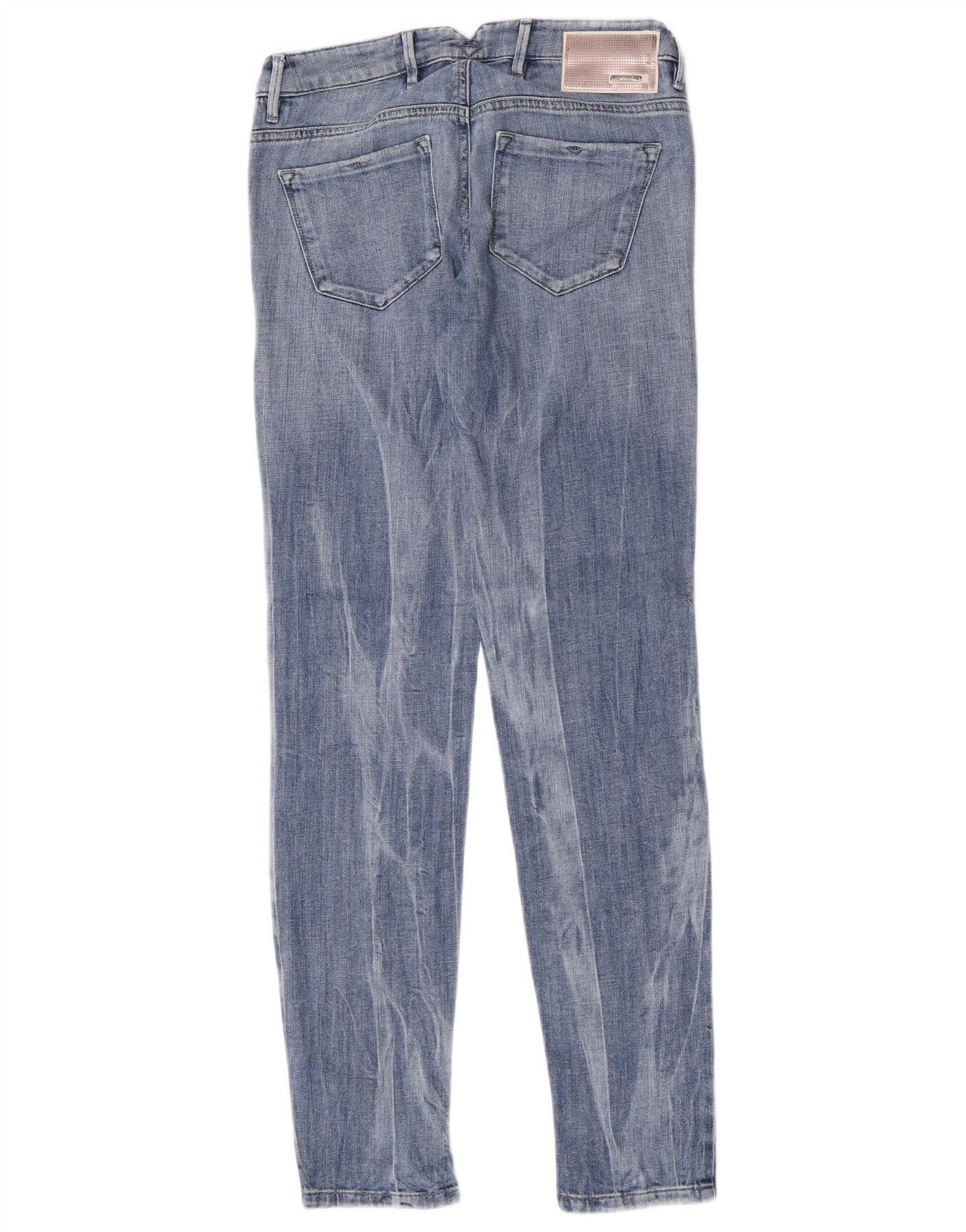 Diesel Womens Cherick Slim Tapered Jeans W25 L30 Blue Cotton Size 42" / US 20 - 2 Thumbnail