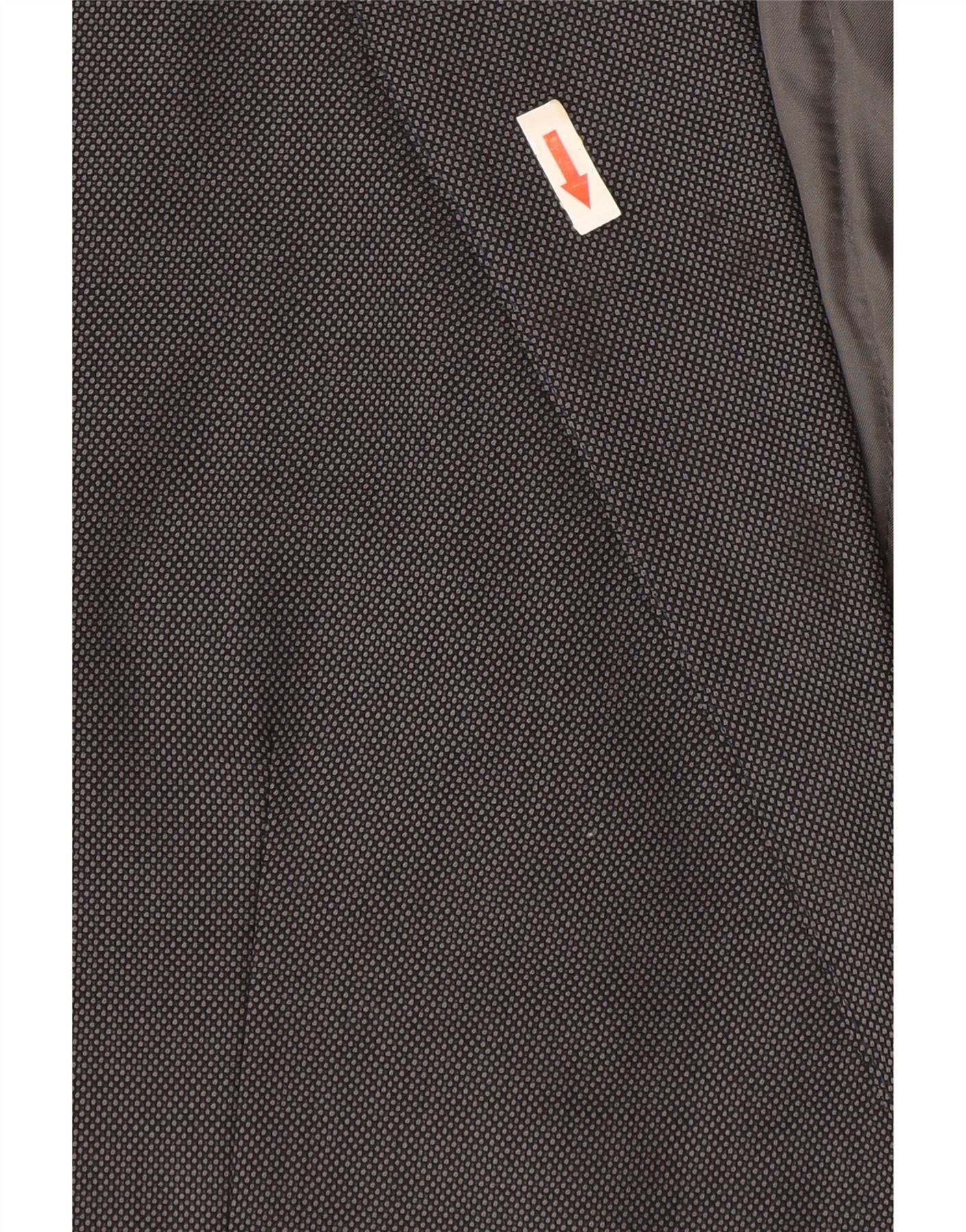 Polo Ralph Lauren Mens 2 Button Blazer Jacket UK 40 Large Navy Blue Spotted Size US XL / EU 56 / 4 - 4 Thumbnail