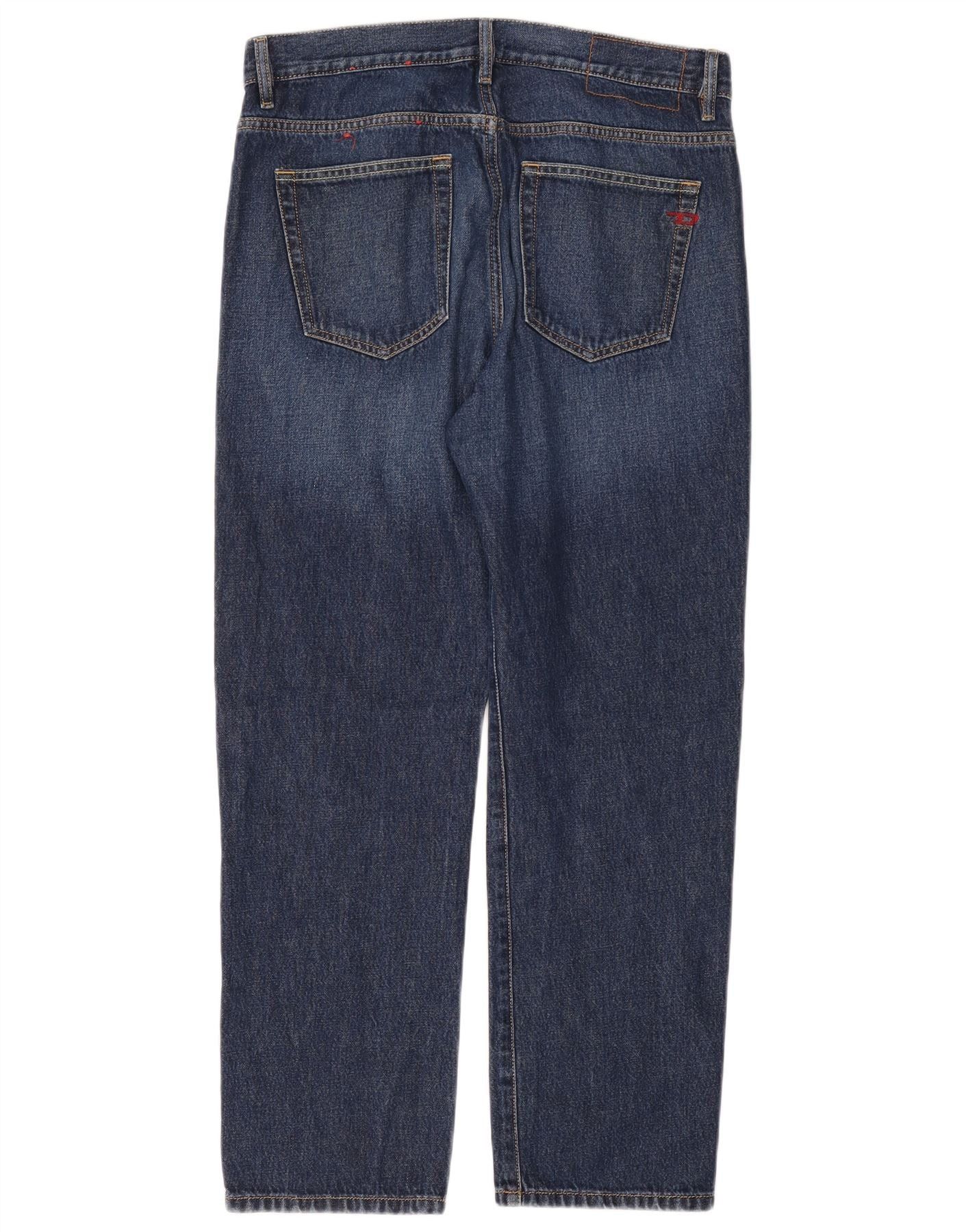 Diesel Mens Straight Jeans W32 L30 Blue Size US 32 / EU 48 - 2 Thumbnail