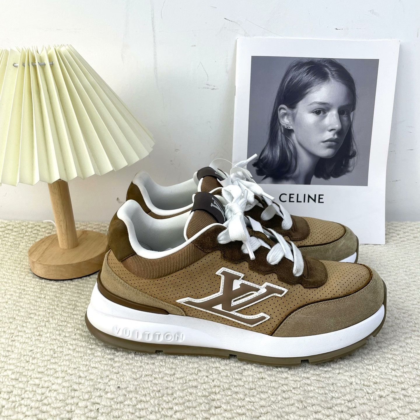 Louis Vuitton Louis Vuitton Leather Lowtop Sneakers us_8 Women Size US 8 / IT 38 - 3 Thumbnail