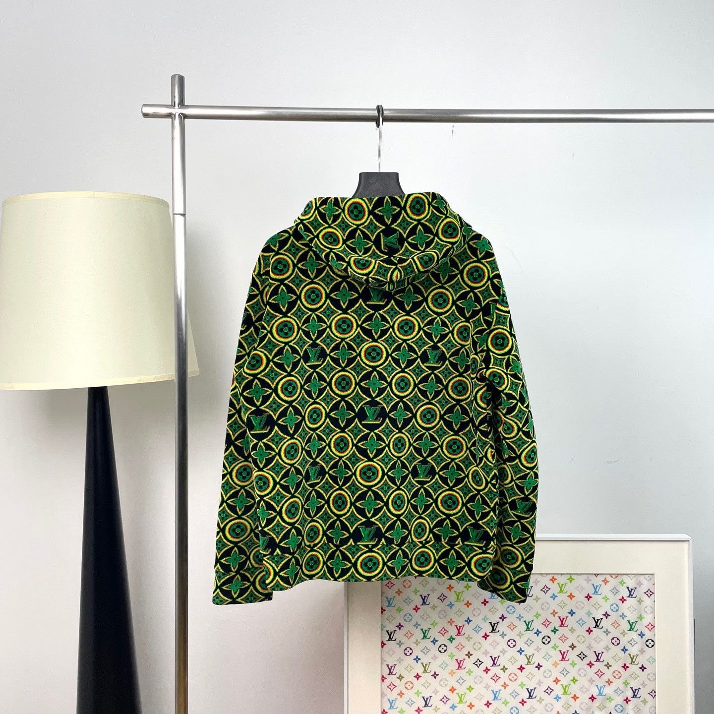 Louis Vuitton Louis Vuitton Green Hoodie l Men Size US L / EU 52-54 / 3 - 4 Thumbnail