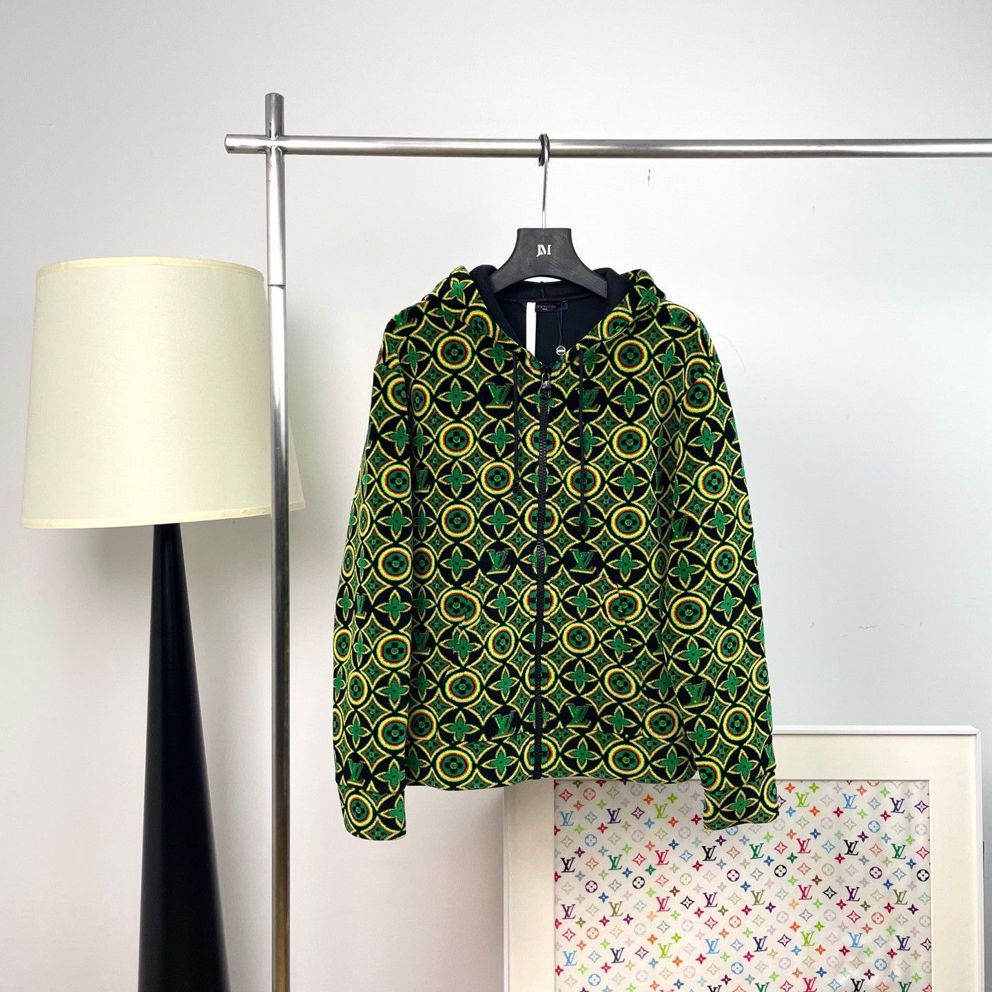 Louis Vuitton Louis Vuitton Green Hoodie l Men Size US L / EU 52-54 / 3 - 2 Thumbnail