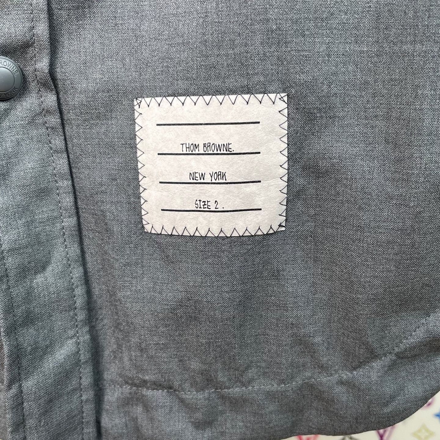 Thom Browne Thom Browne Striped Brown Shirt xxs Men Size US XXS / EU 40 - 4 Thumbnail