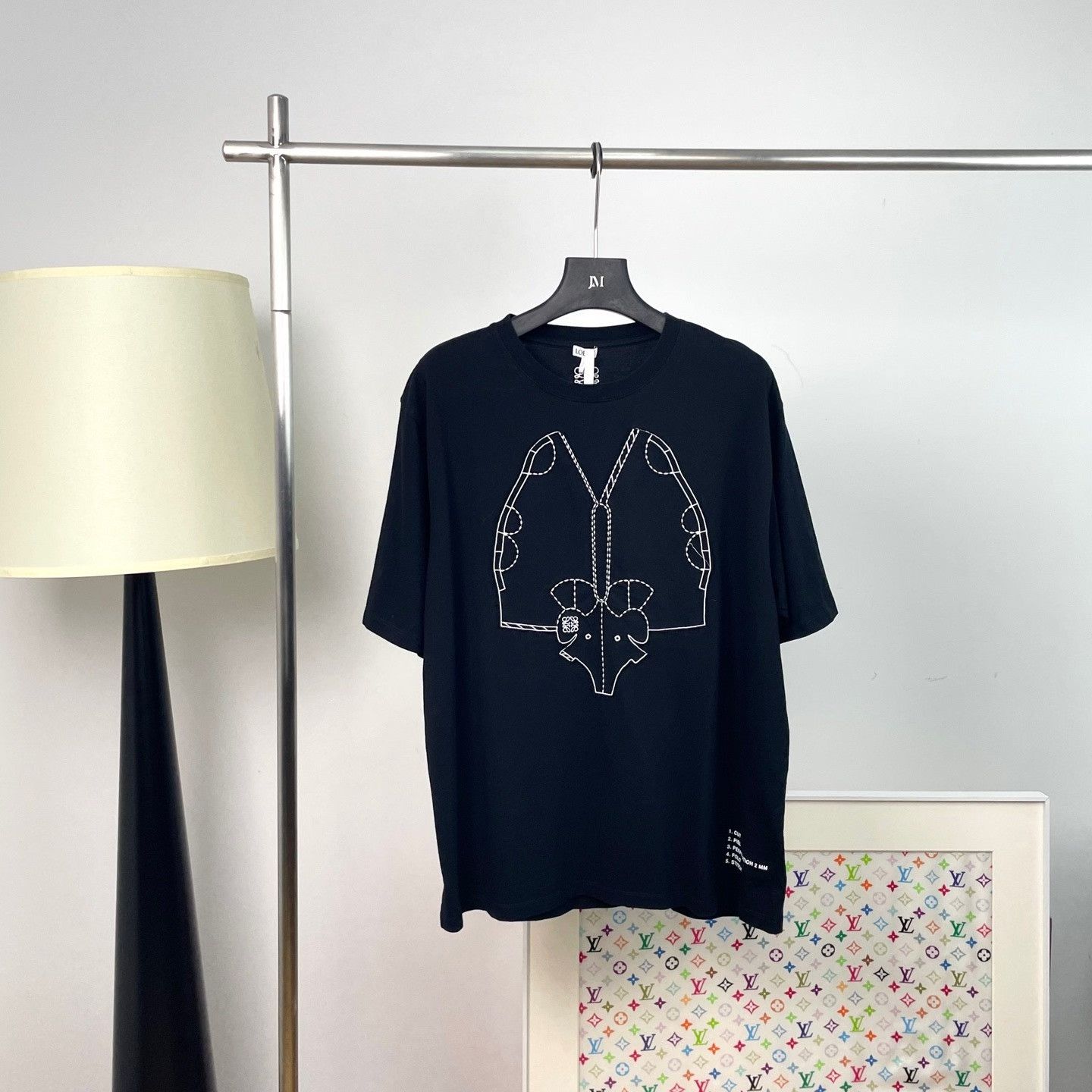 Loewe Loewe Cotton Embroidered T-Shirt l Men Size US L / EU 52-54 / 3 - 4 Thumbnail