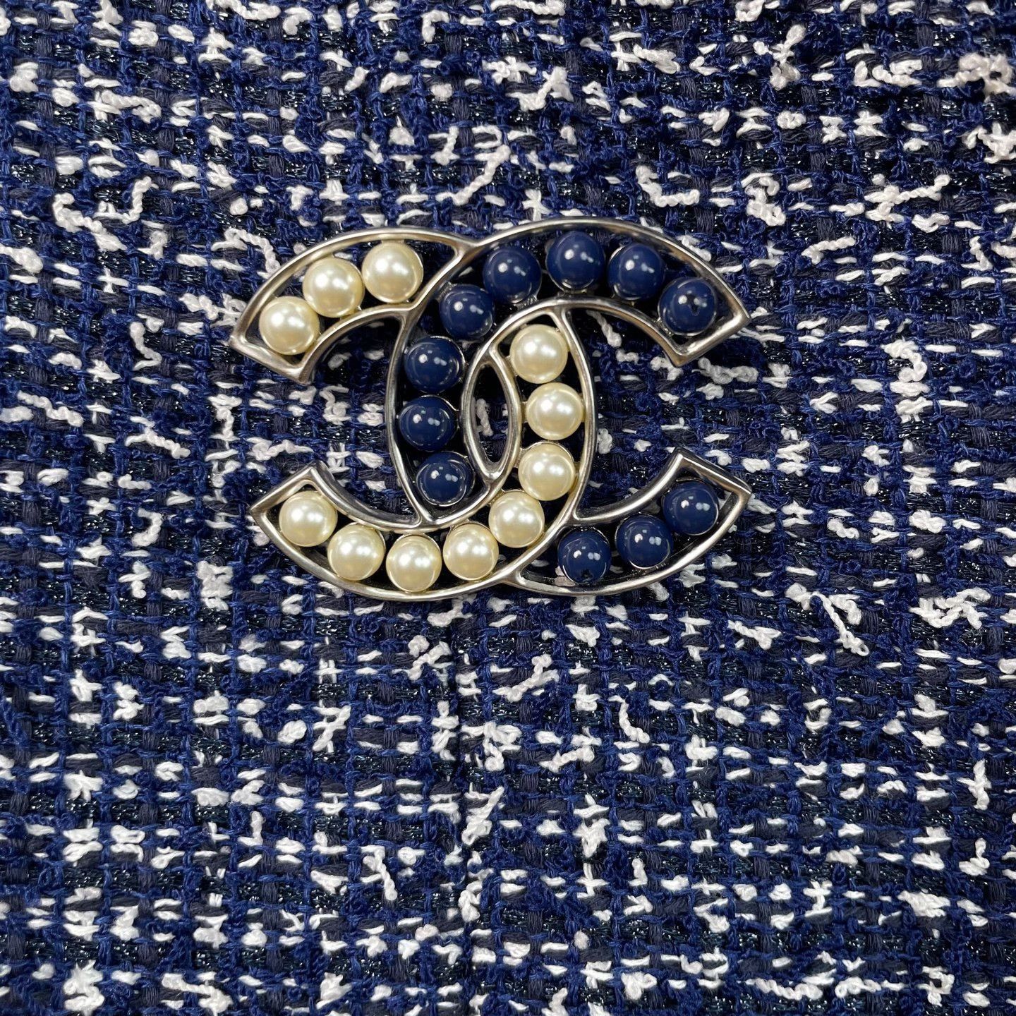 Chanel Chanel Blue Earrings OS Women Size ONE SIZE - 4 Thumbnail