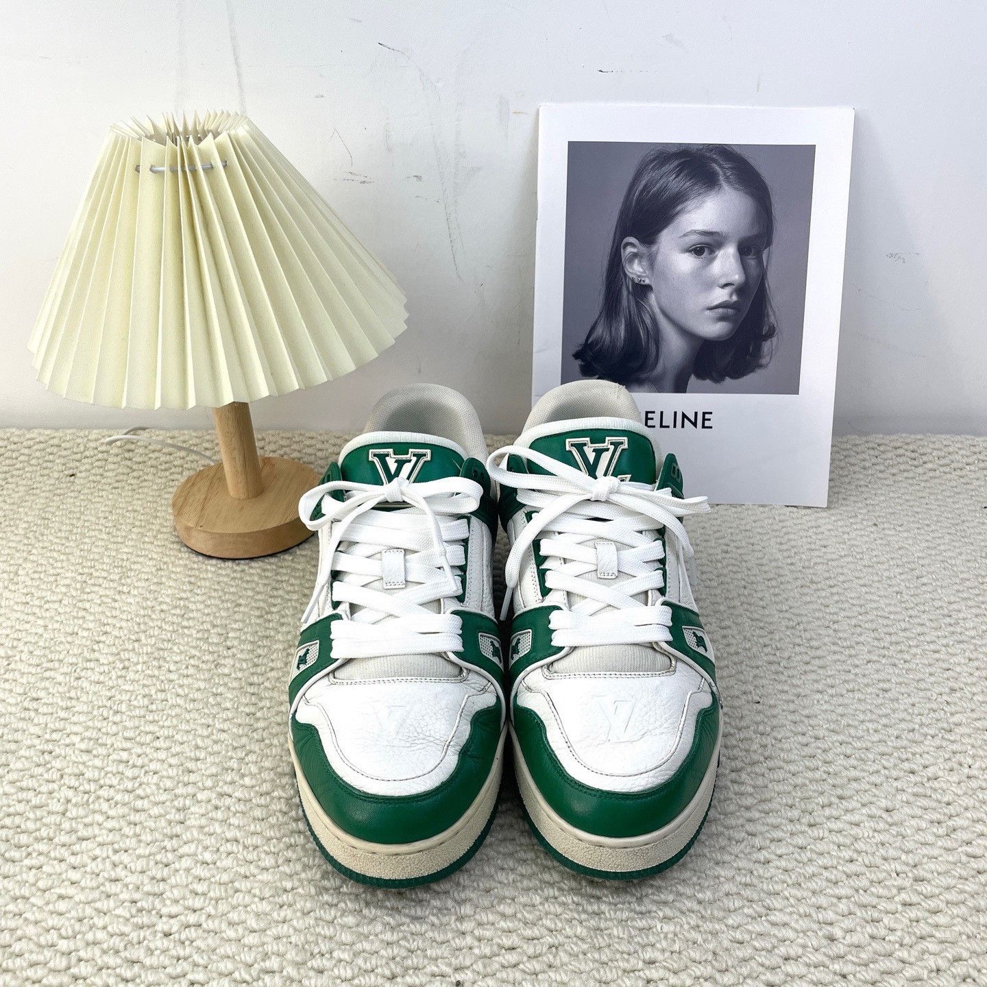 Louis Vuitton Louis Vuitton Training Green Lowtop Sneakers 7 Men Size US 7 / EU 40 - 2 Thumbnail