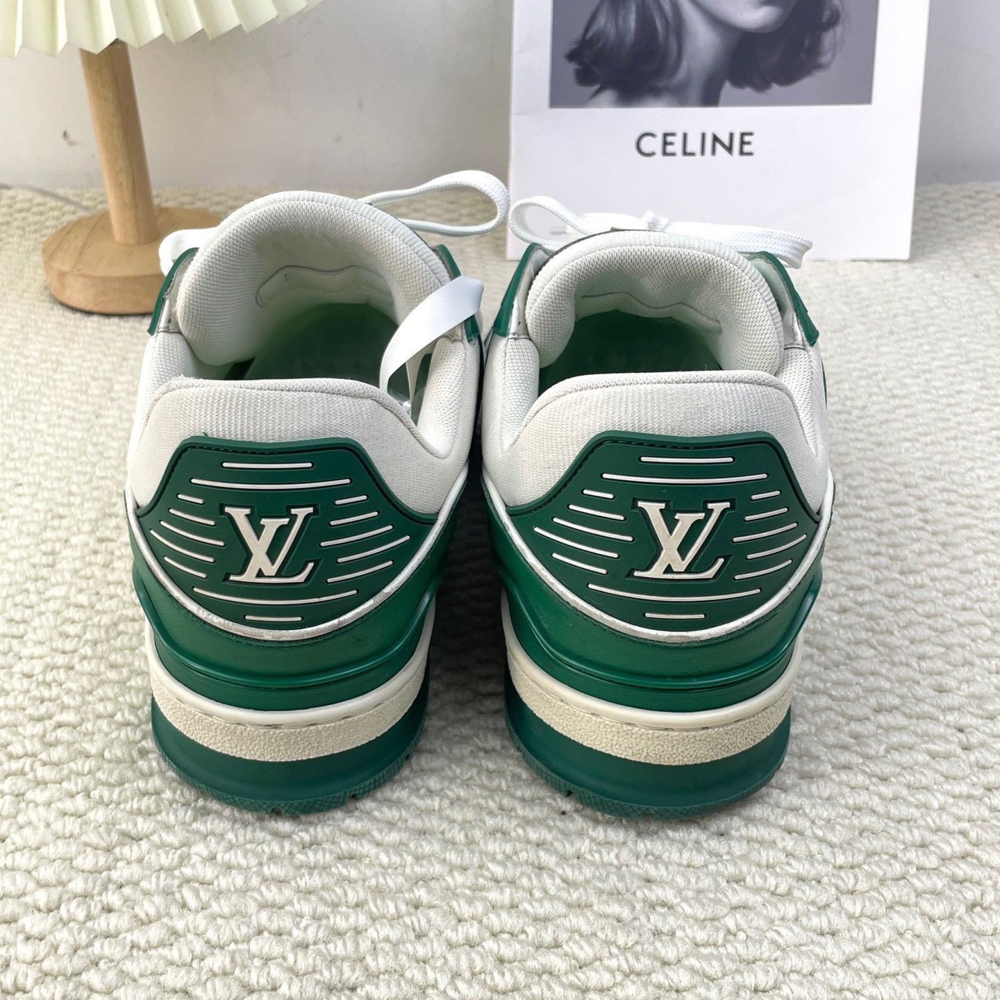Louis Vuitton Louis Vuitton Training Green Lowtop Sneakers 7 Men Size US 7 / EU 40 - 4 Thumbnail