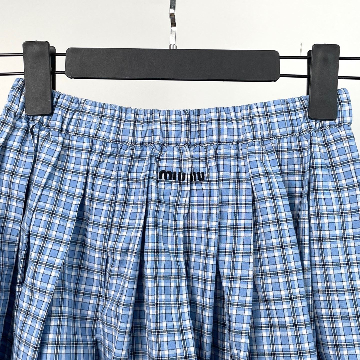 Miu Miu Miu Miu Retro Plaid Skirt 36 Women Size 36" / US 14 / IT 50 - 2 Thumbnail