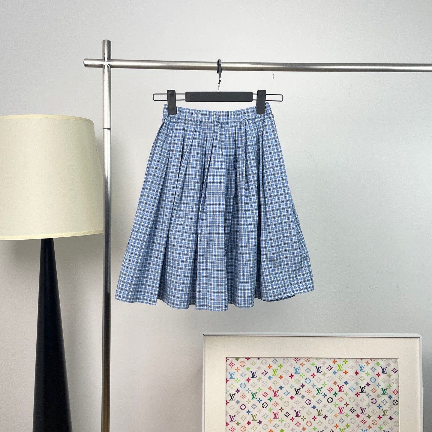 Miu Miu Miu Miu Retro Plaid Skirt 36 Women Size 36" / US 14 / IT 50 - 3 Thumbnail
