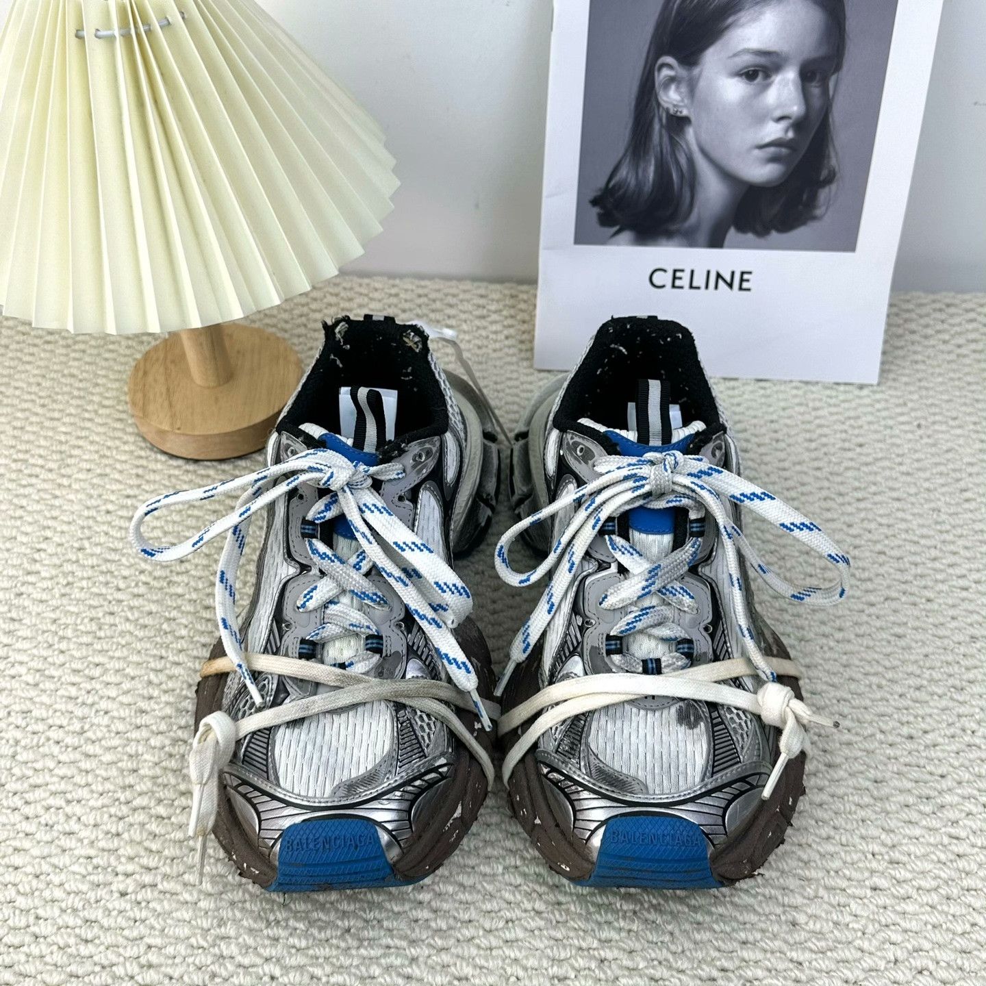 Balenciaga Balenciaga Mesh Lowtop Sneakers 8 Men Size US 8 / EU 41 - 2 Thumbnail