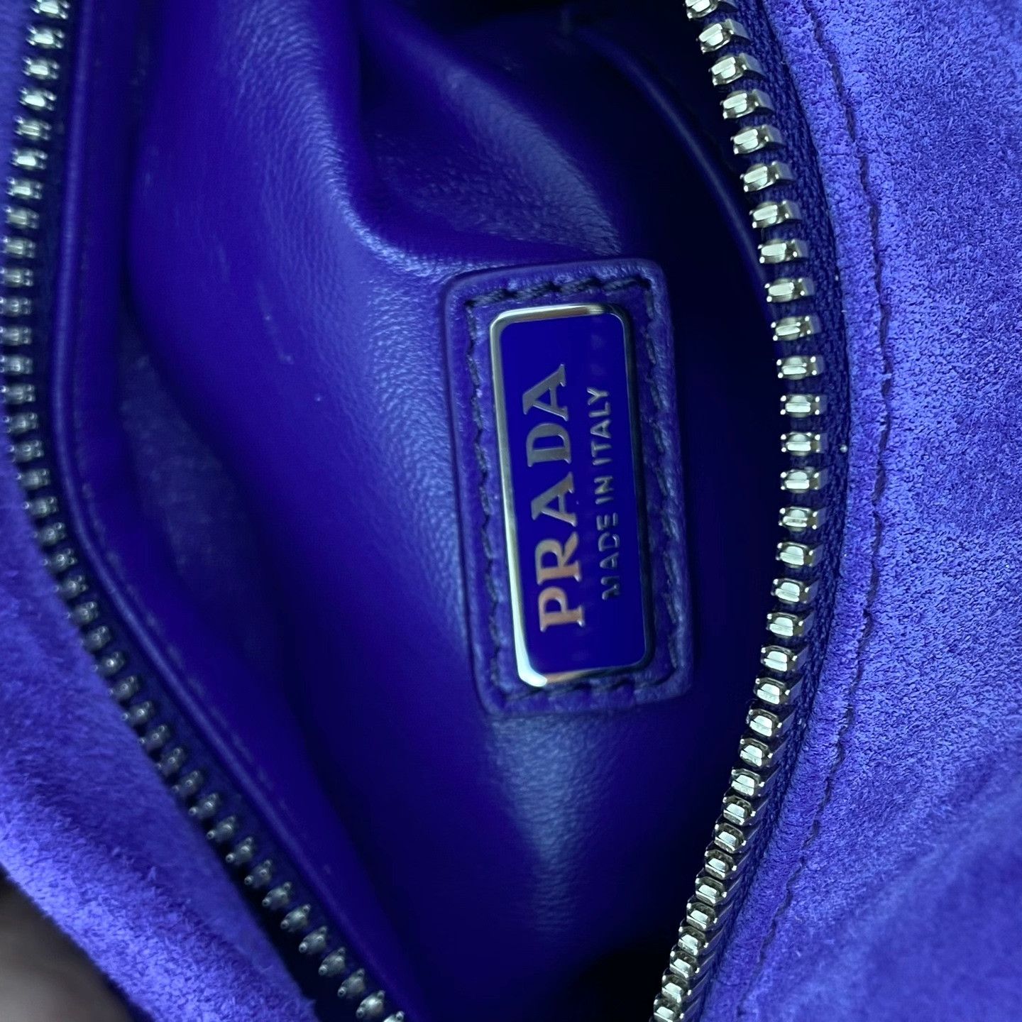 Prada Prada Suede Shoulder Bag OS Women Size ONE SIZE - 9 Thumbnail