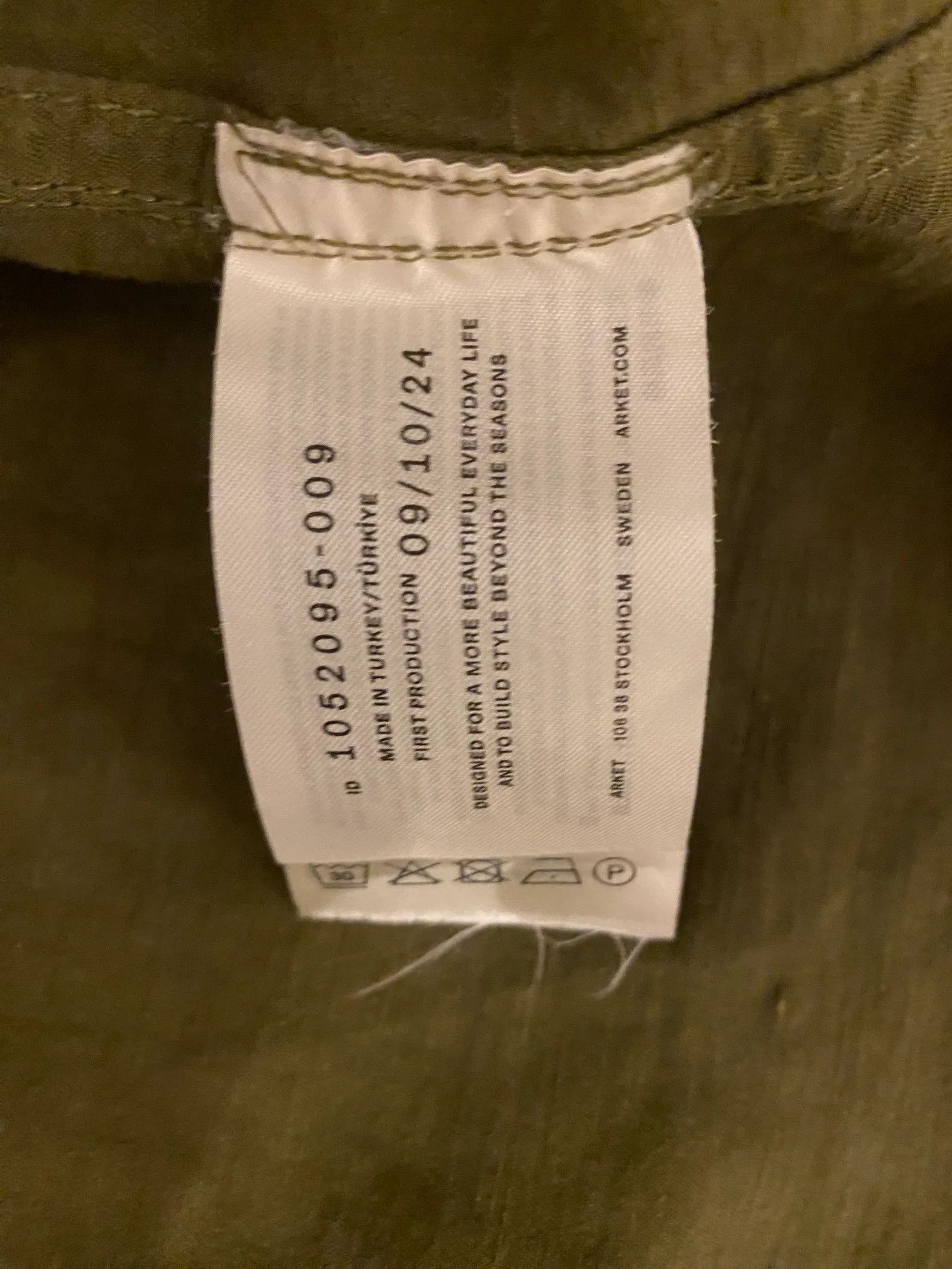 Arket Arket Overshirt i linenblandning Jacket Size XS / US 0-2 / IT 36-38 - 3 Thumbnail