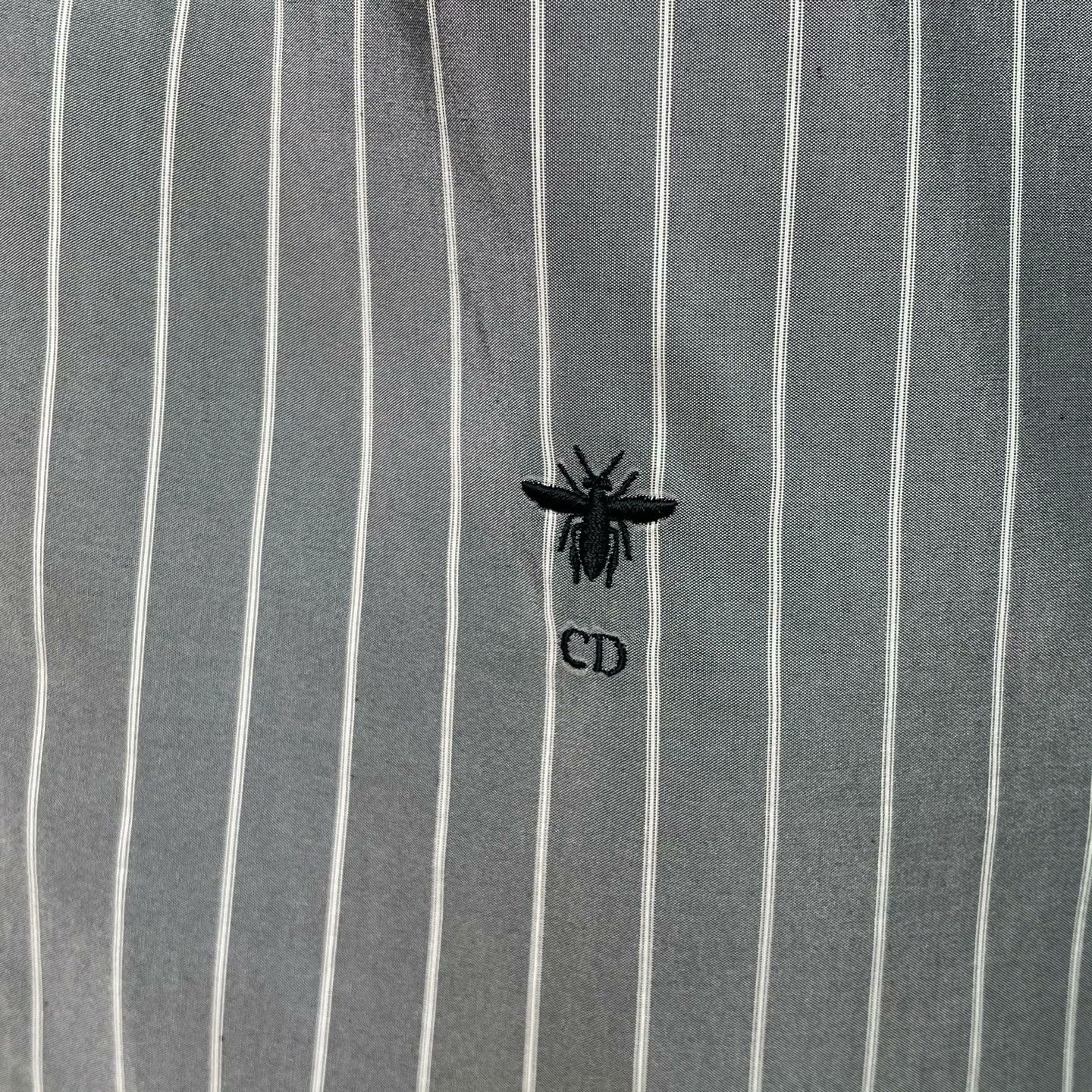 Dior Dior Embroidered Striped Button Up it_36 Women Size XS / US 0-2 / IT 36-38 - 4 Thumbnail