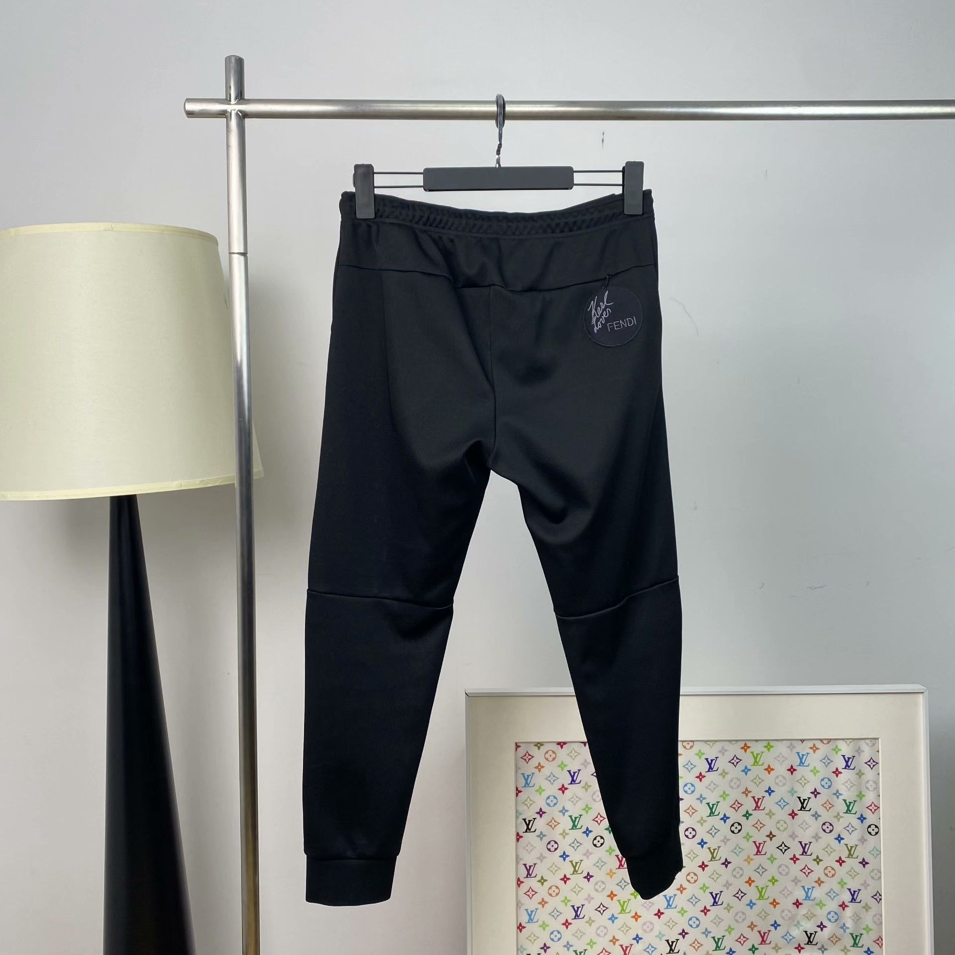 Fendi Fendi Embroidered Black Casual Pants 36 Men Size US 36 / EU 52 - 2 Thumbnail