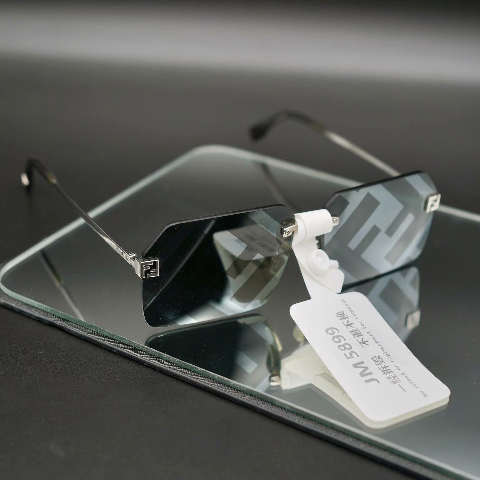 Fendi Fendi Metallic Gold Sunglasses one size Men Size ONE SIZE - 6 Thumbnail