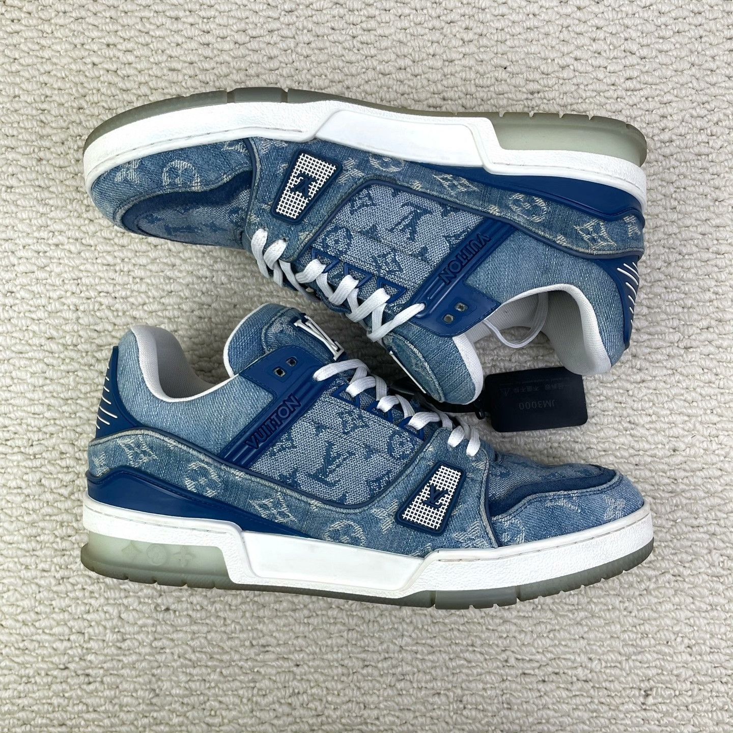 Louis Vuitton Louis Vuitton Training Denim Lowtop Sneakers 8 Men Size US 8 / EU 41 - 5 Thumbnail