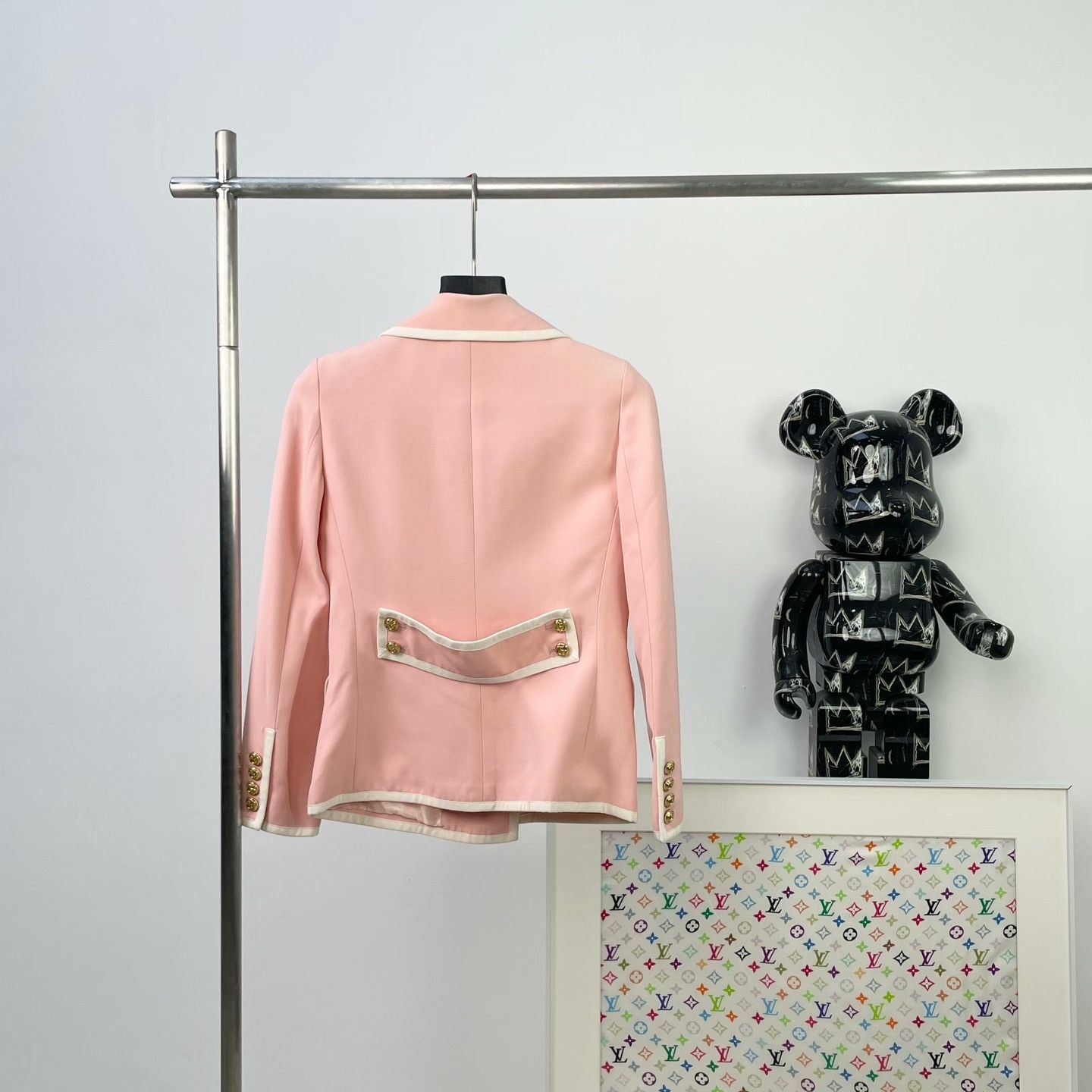Gucci Gucci Retro Wool Pink Blazer M Women Size M / US 6-8 / IT 42-44 - 6 Thumbnail