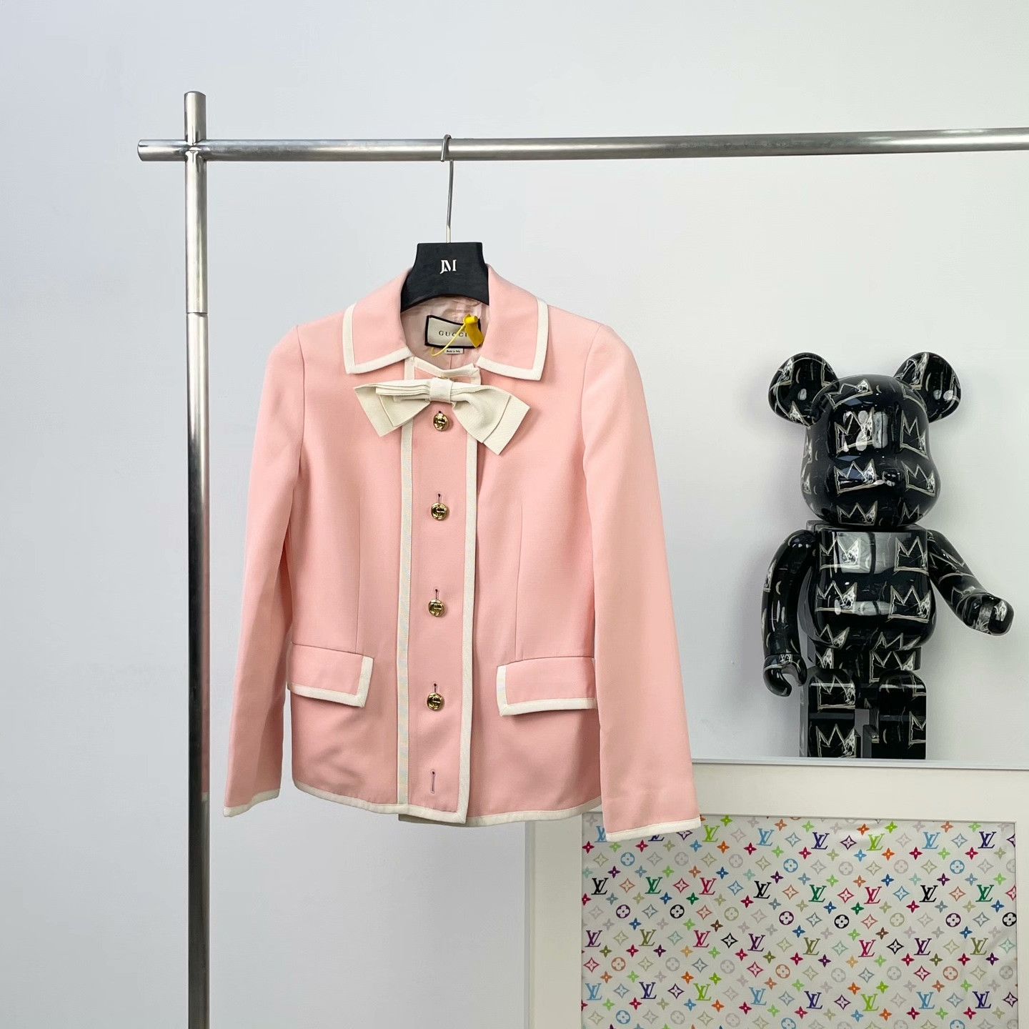 Gucci Gucci Retro Wool Pink Blazer M Women Size M / US 6-8 / IT 42-44 - 7 Thumbnail