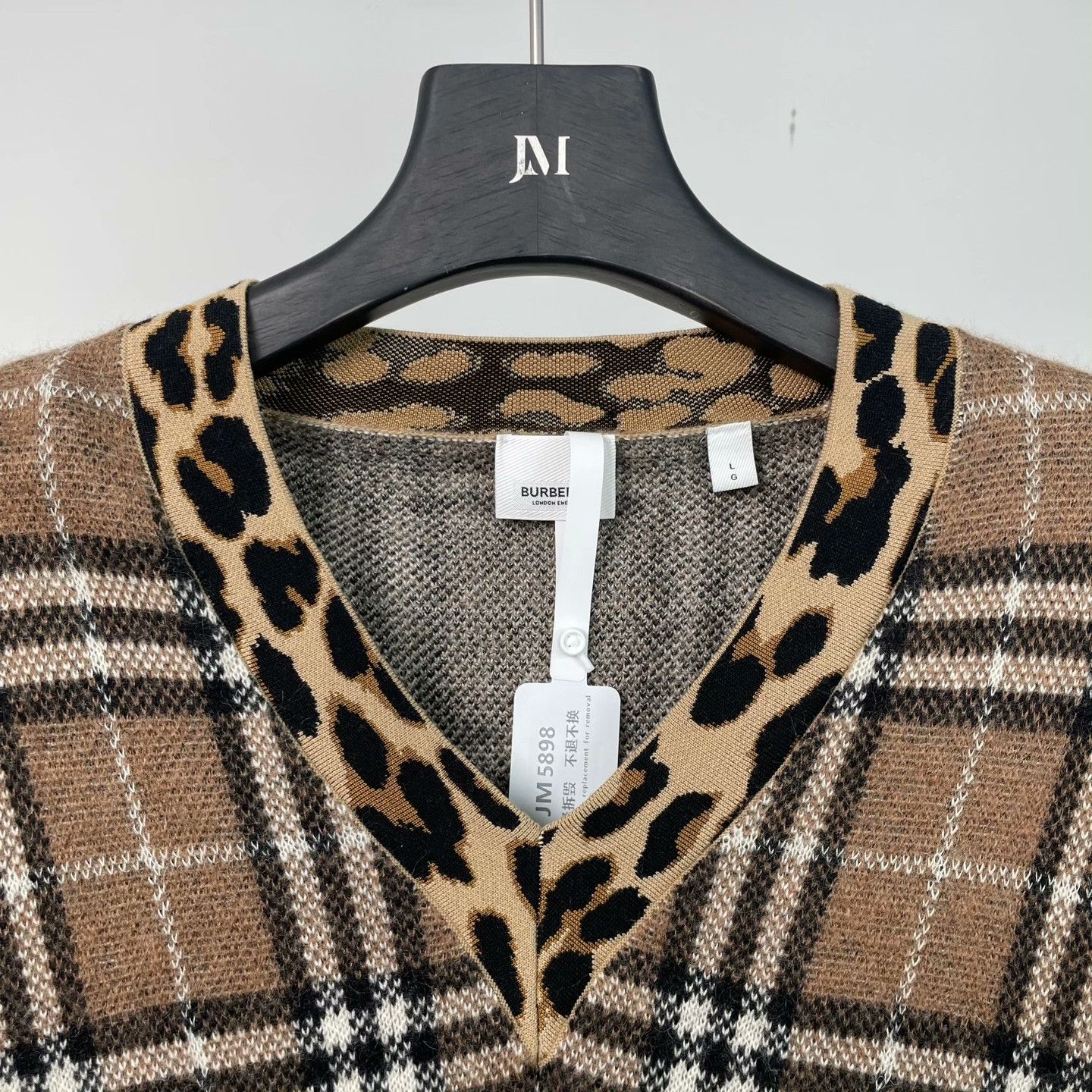 Burberry Burberry Knit Plaid Sweater l Men Size US L / EU 52-54 / 3 - 3 Thumbnail