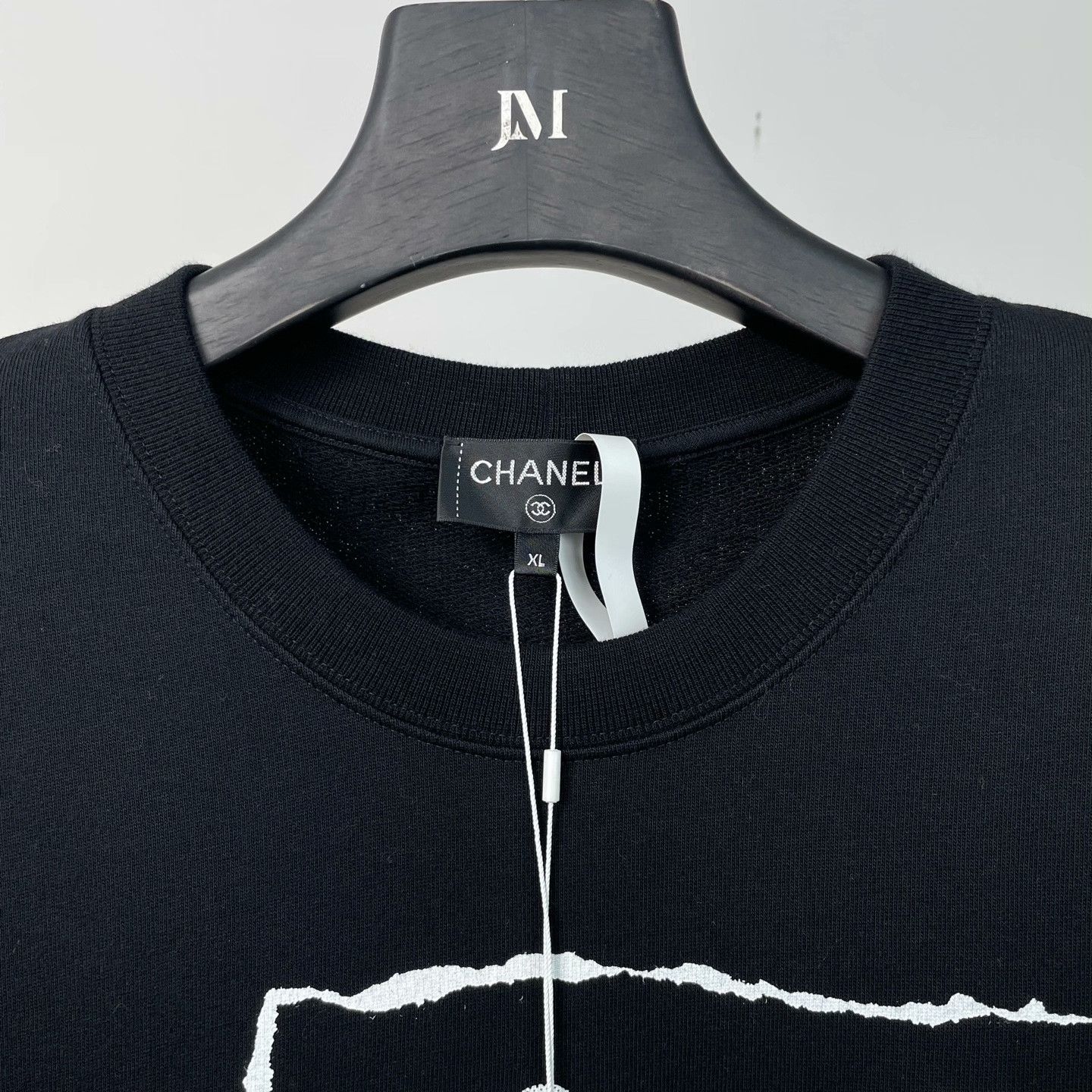 Chanel Chanel Graphic Black Hoodie XL Women Size XL / US 12-14 / IT 48-50 - 2 Thumbnail
