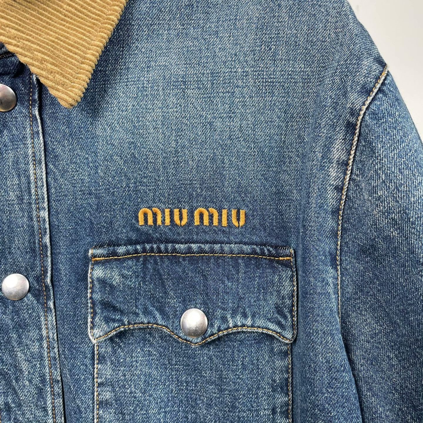 Miu Miu Miu Miu Retro Embroidered Jacket M Women Size M / US 6-8 / IT 42-44 - 3 Thumbnail