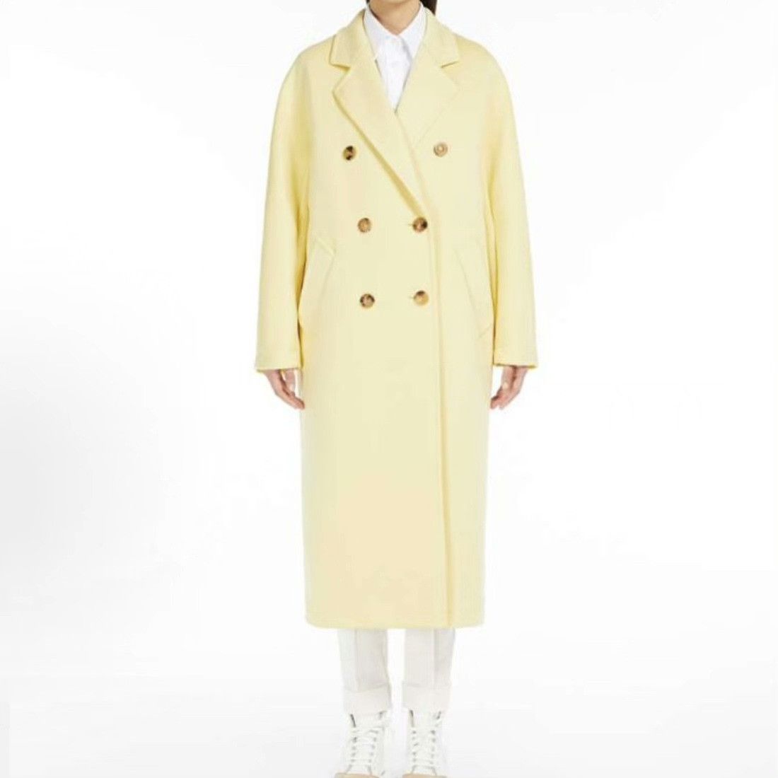 Max Mara Max Mara Yellow Coat it_38 Women Size XS / US 0-2 / IT 36-38 - 4 Thumbnail