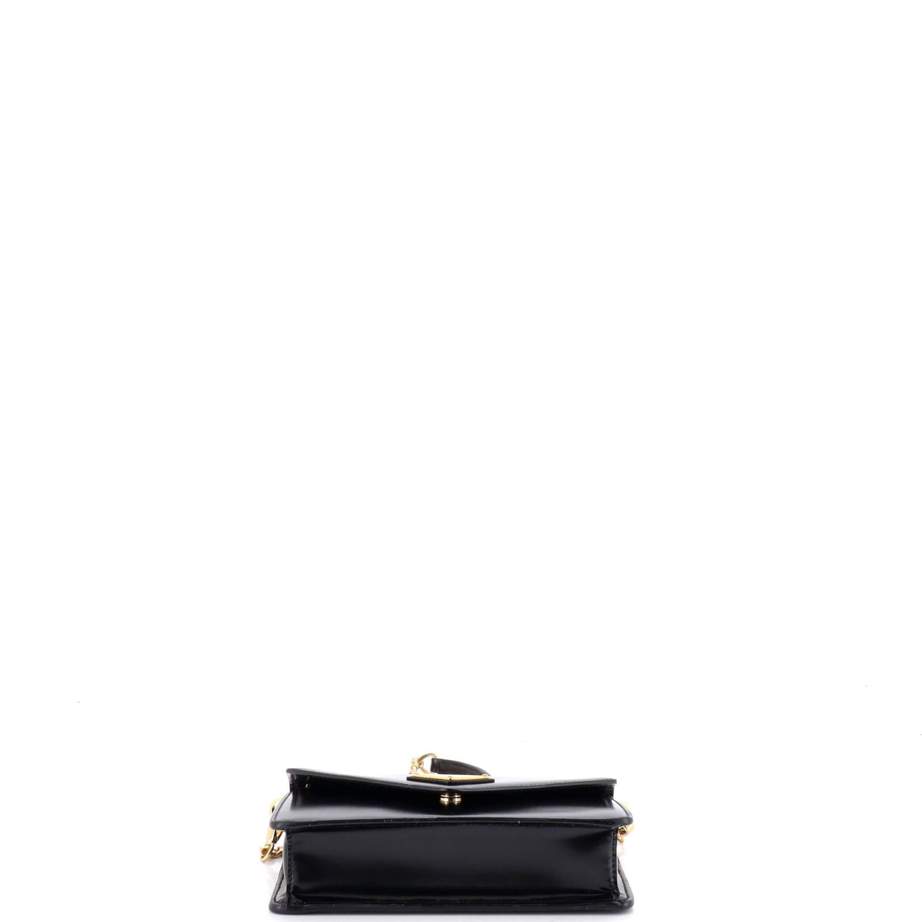 Prada Triangle Logo Envelope Chain Crossbody Bag Size ONE SIZE - 4 Thumbnail