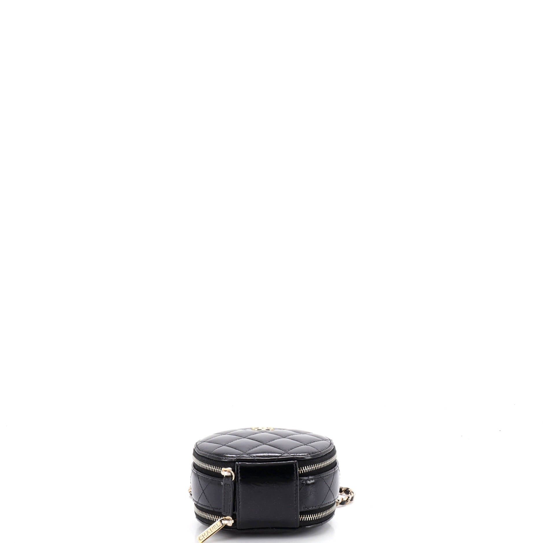 Chanel Handle with Care Round Vanity Case with Chain Size ONE SIZE - 4 Thumbnail