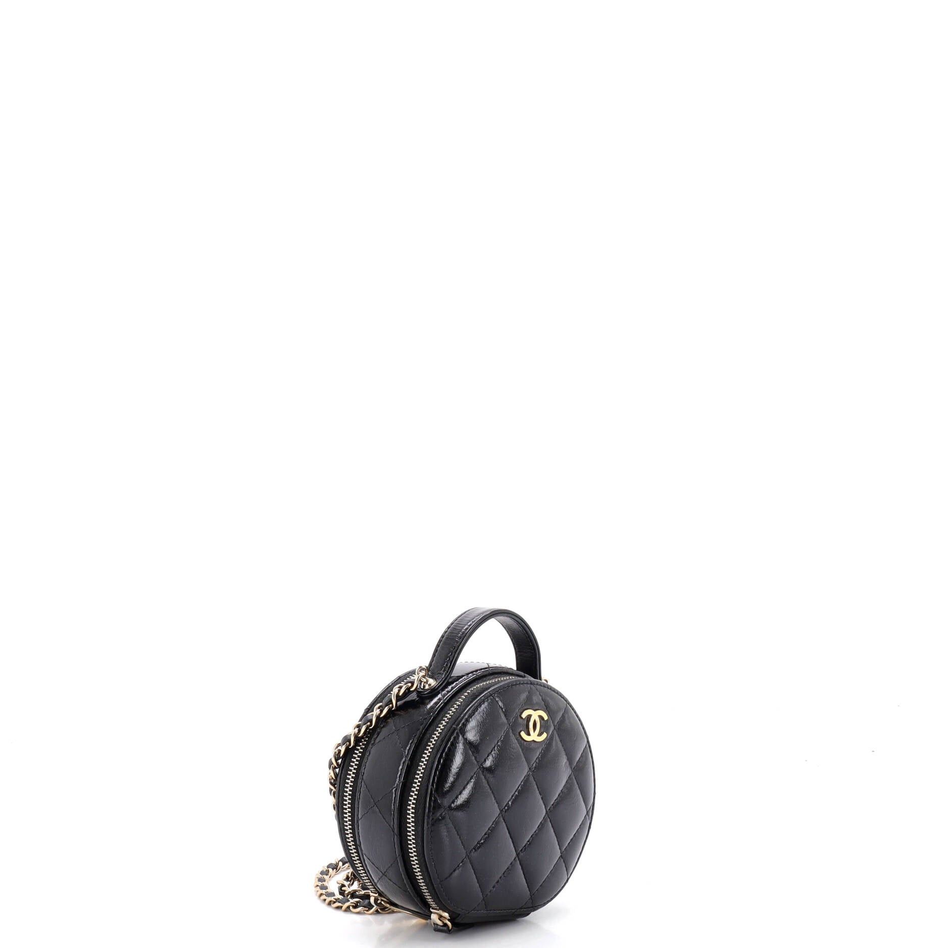 Chanel Handle with Care Round Vanity Case with Chain Size ONE SIZE - 2 Thumbnail