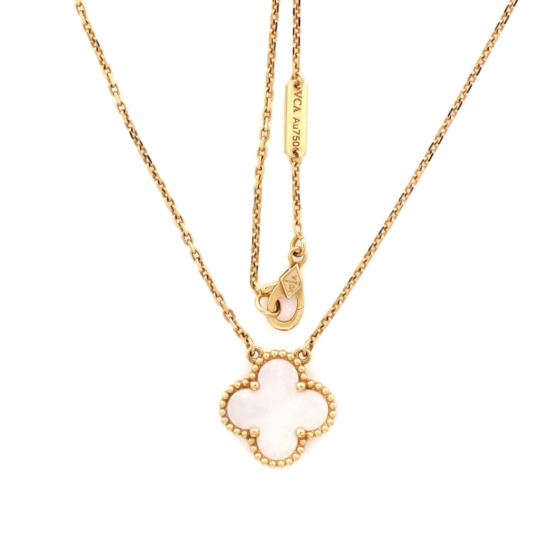 Van Cleef & Arpels Vintage Alhambra Pendant Necklace Size ONE SIZE - 3 Thumbnail