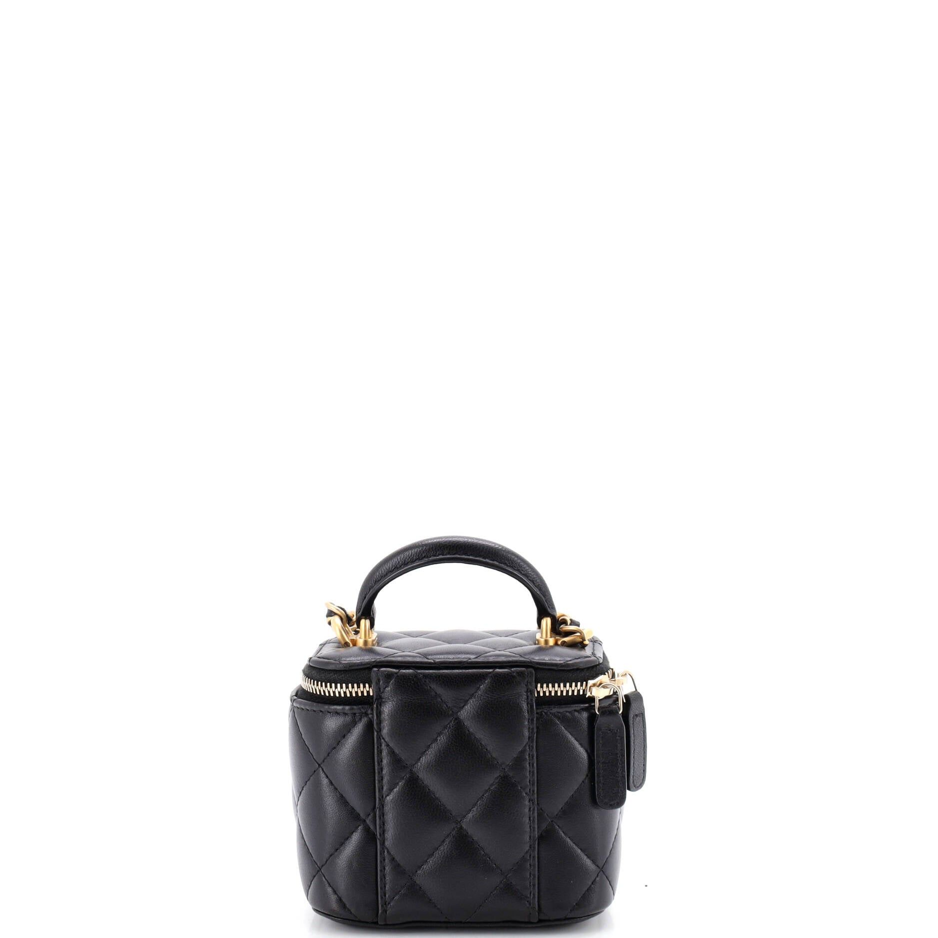 Chanel Classic Top Handle Vanity Case with Chain Size ONE SIZE - 4 Thumbnail